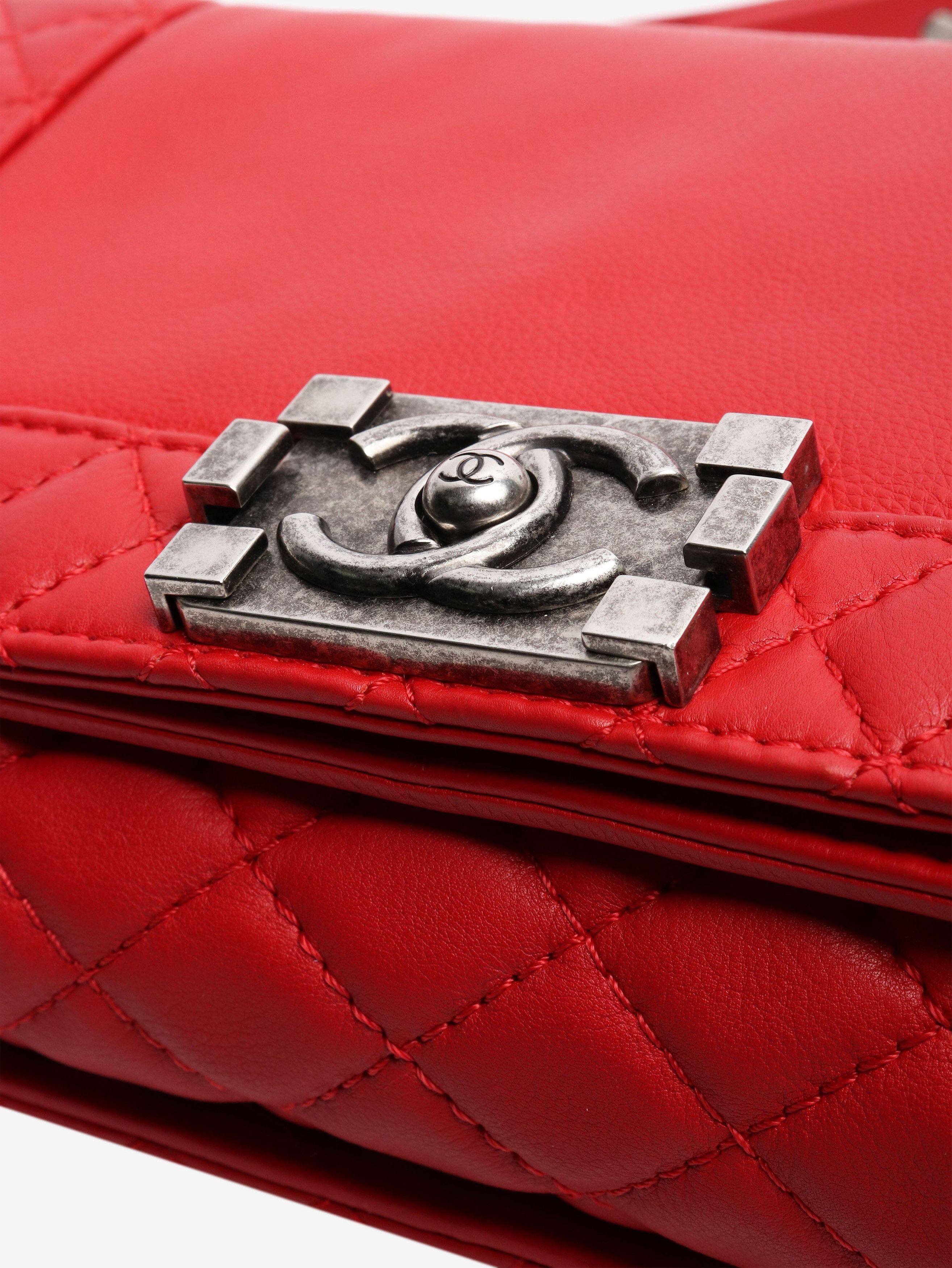 Other Red 2013 lambskin Boy bag Size ONE SIZE - 5 Thumbnail