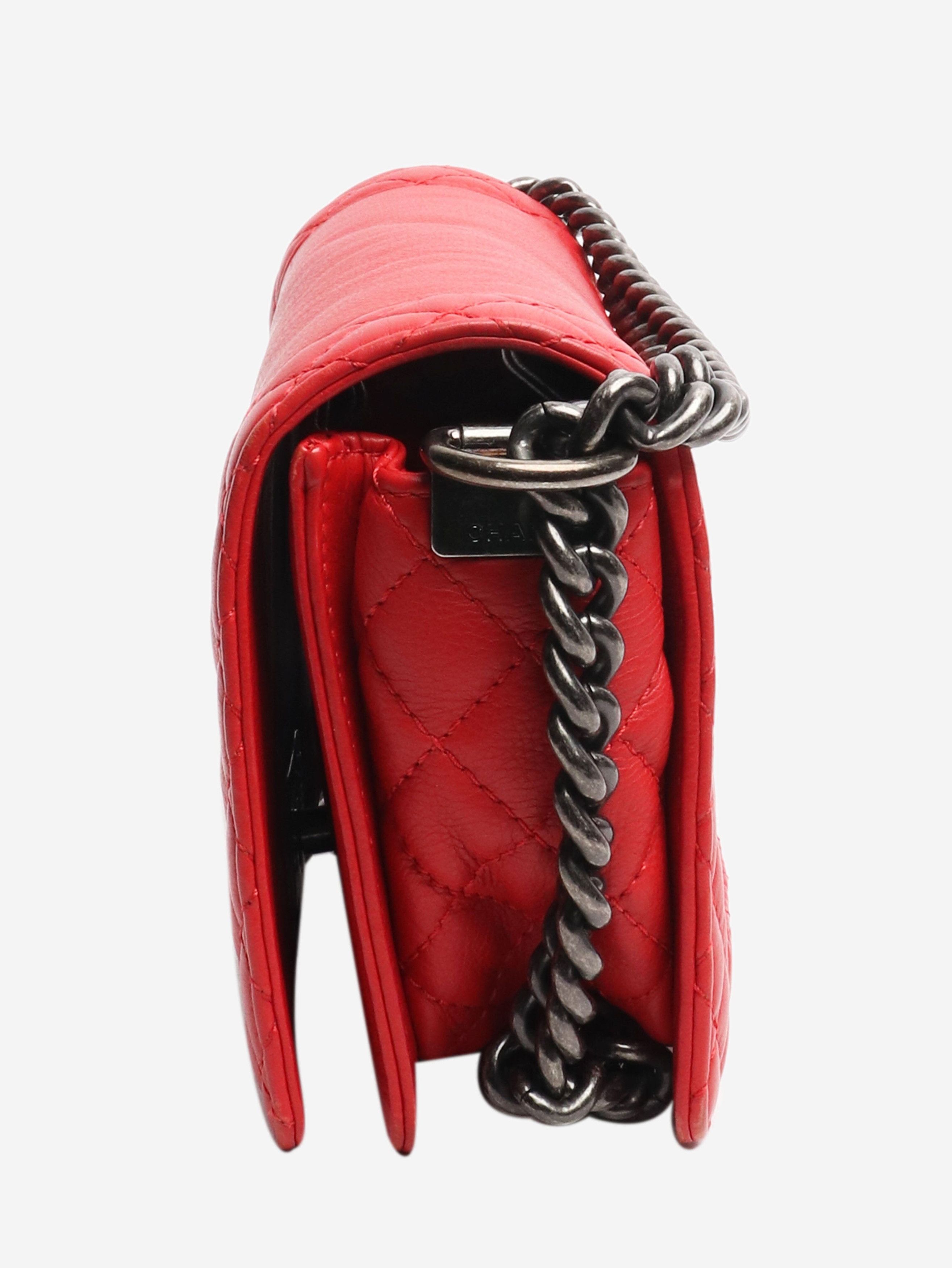 Other Red 2013 lambskin Boy bag Size ONE SIZE - 9 Thumbnail