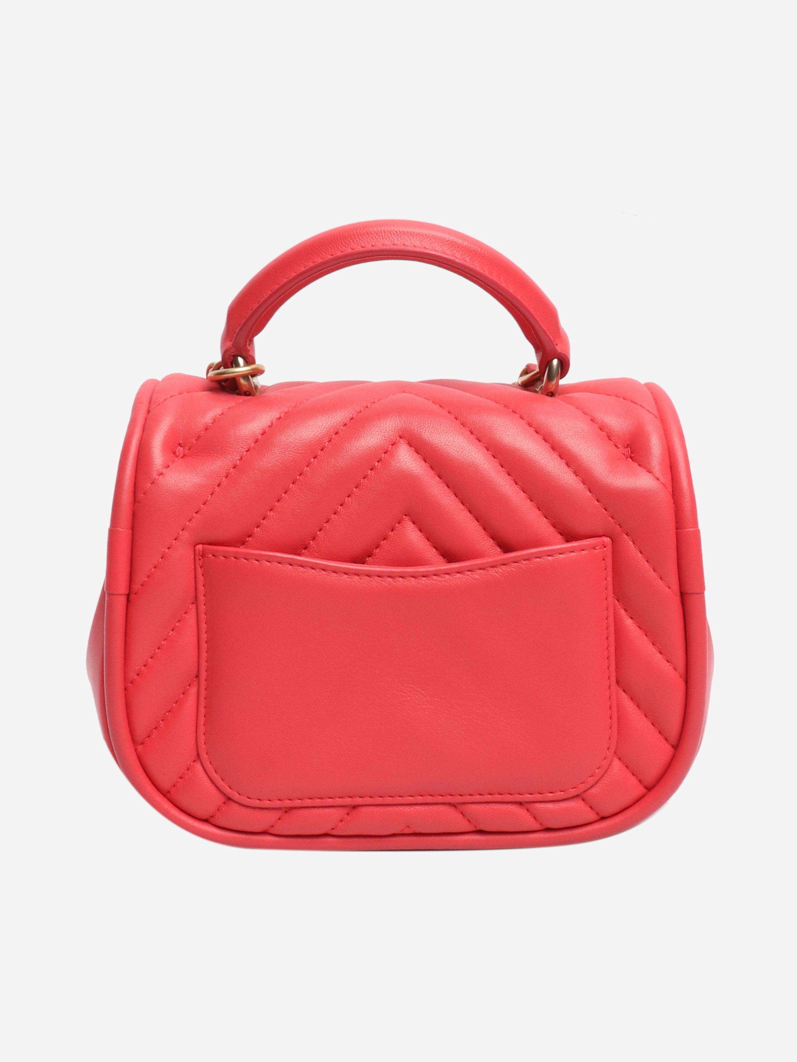 Chanel Pink 2017 chevron v-stitch lambskin shoulder bag Size ONE SIZE - 5 Thumbnail