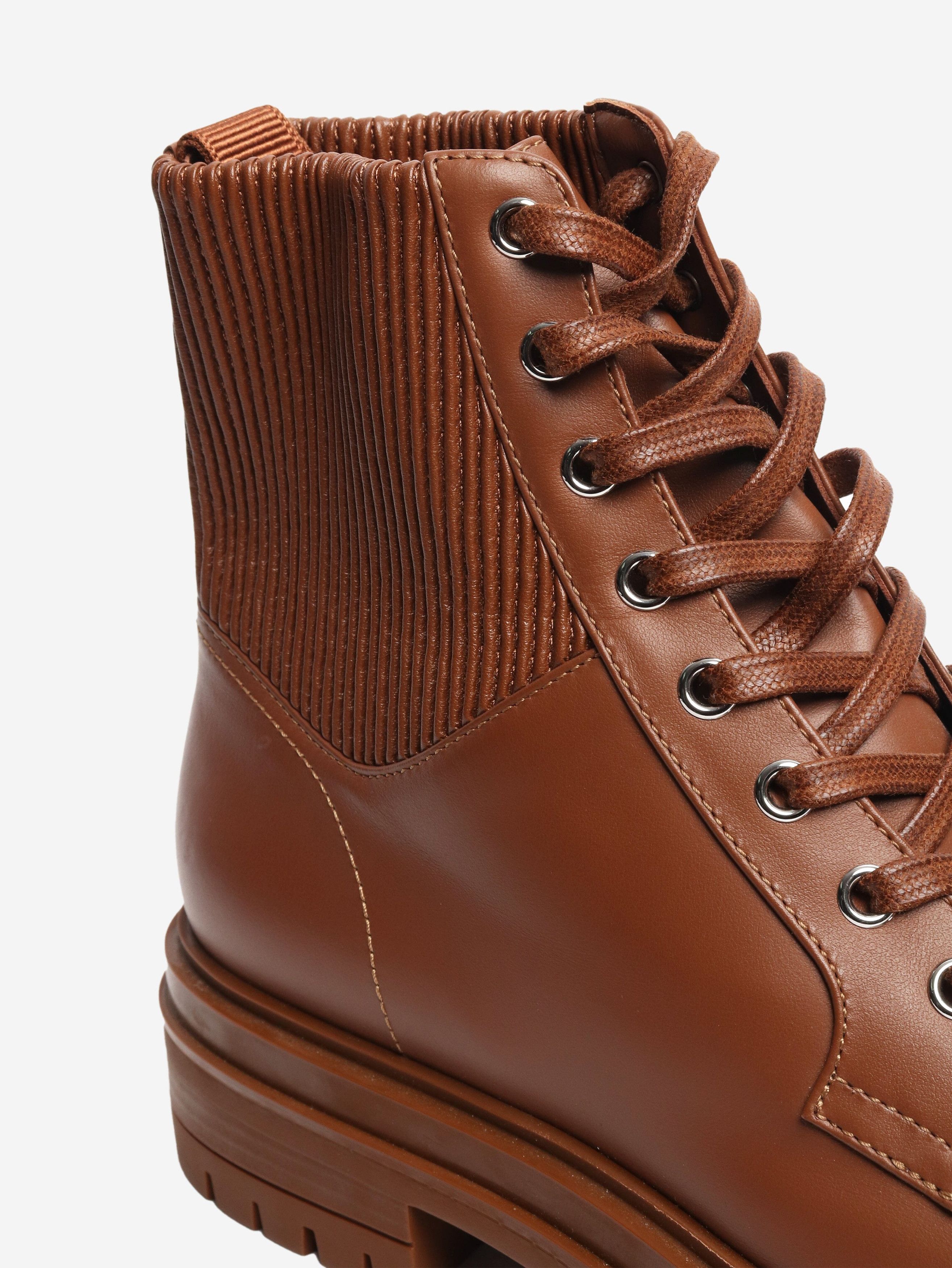 Other Brown Martis 20 ribbed-detail combat boots - EU 40 Size US 9 / IT 39 - 4 Thumbnail