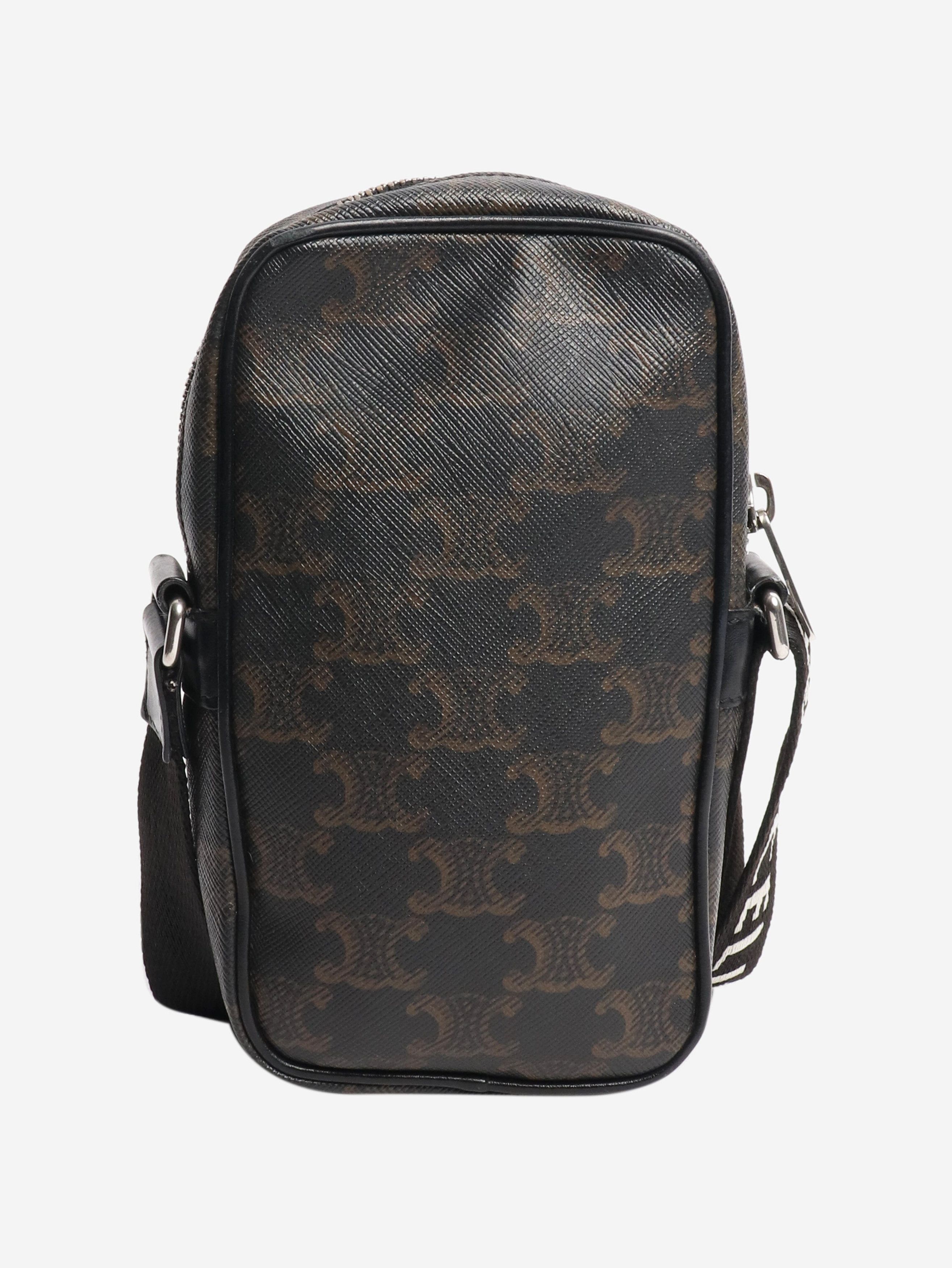 Celine Brown Triomphe pouch bag Size ONE SIZE - 3 Thumbnail