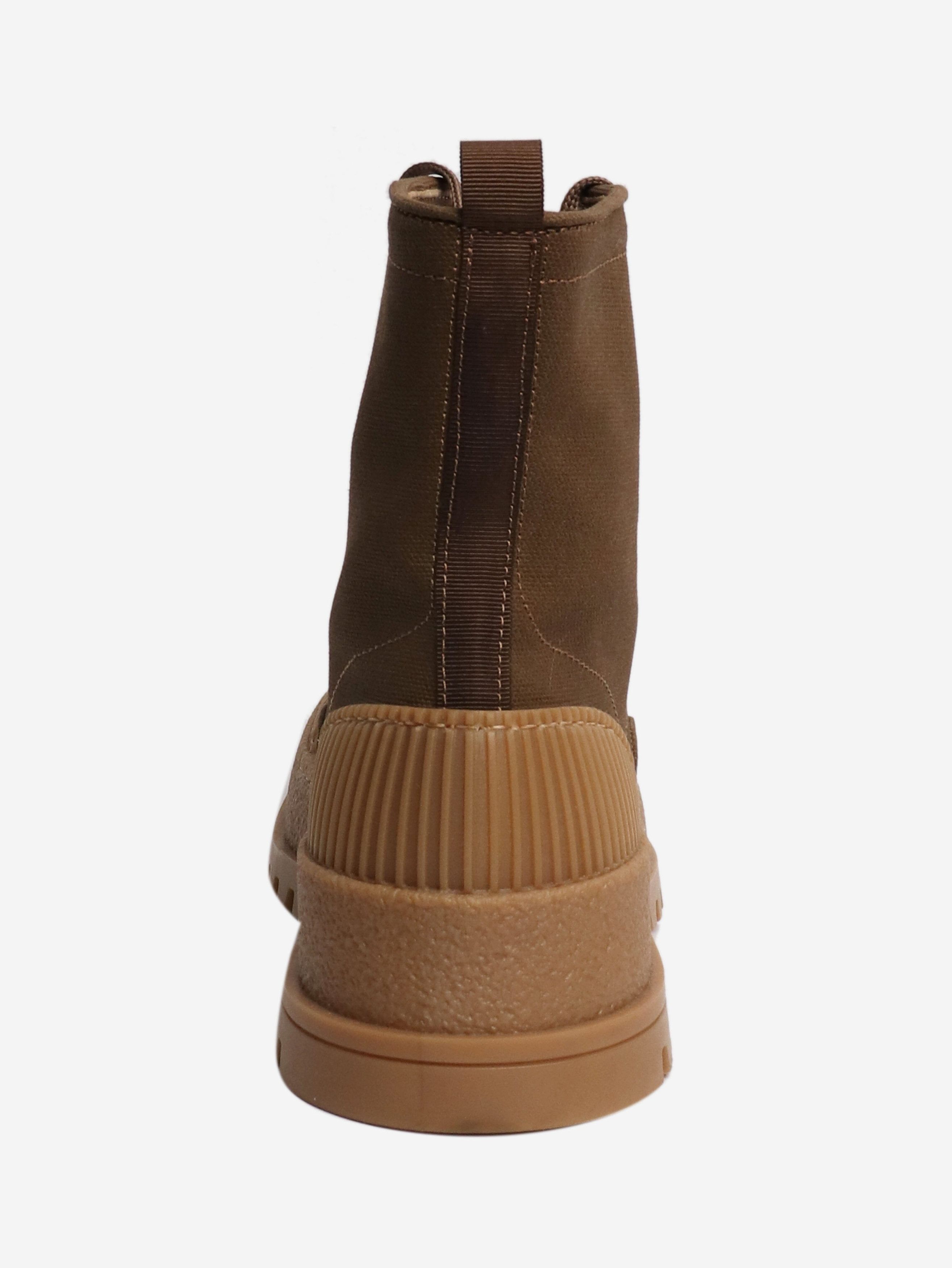 Weekend Max Mara Brown canvas ankle boots - EU 38 Size US 7.5 / IT 37.5 - 3 Thumbnail