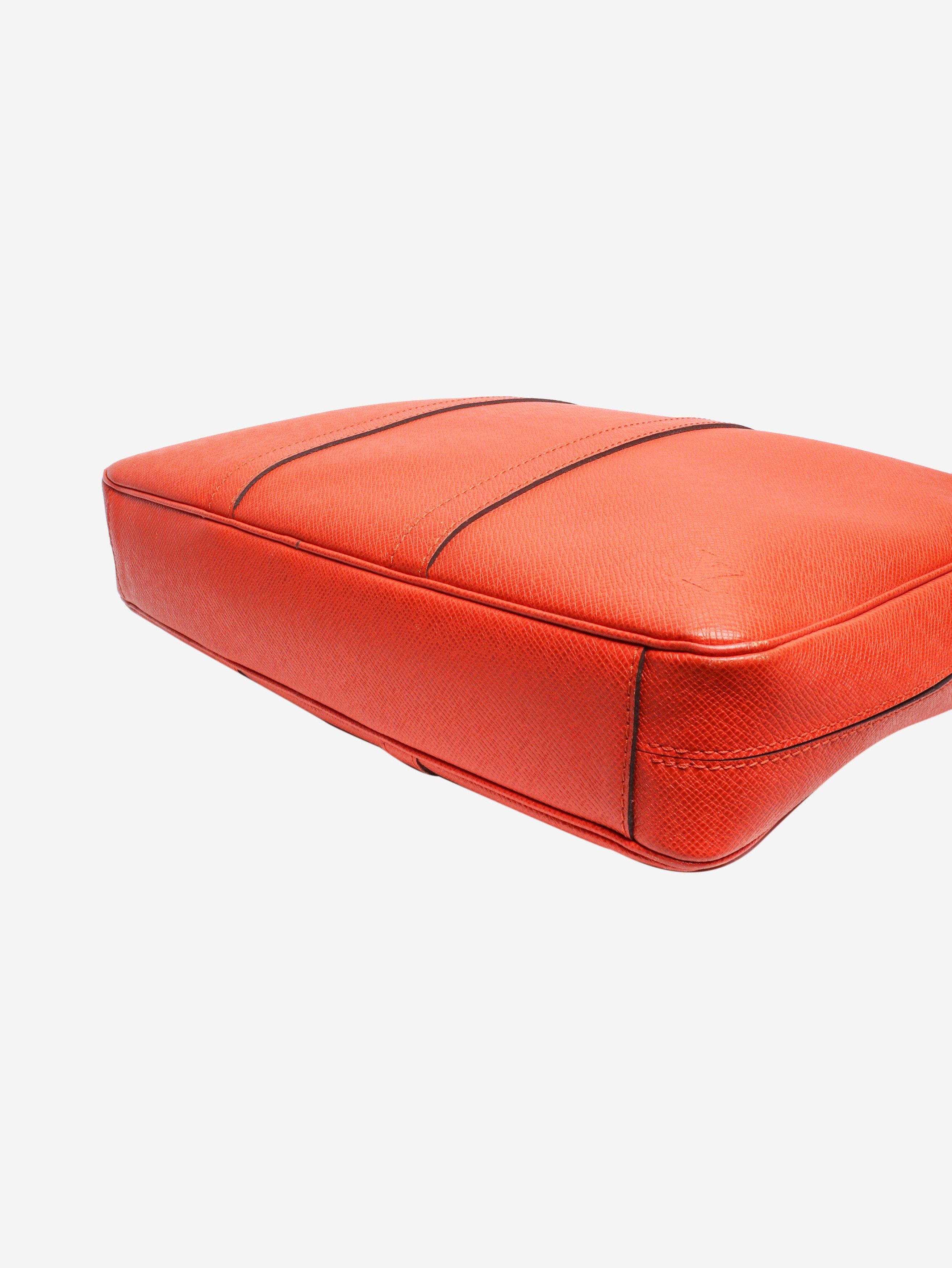 Louis Vuitton Orange 2016 leather laptop case Size ONE SIZE - 2 Thumbnail
