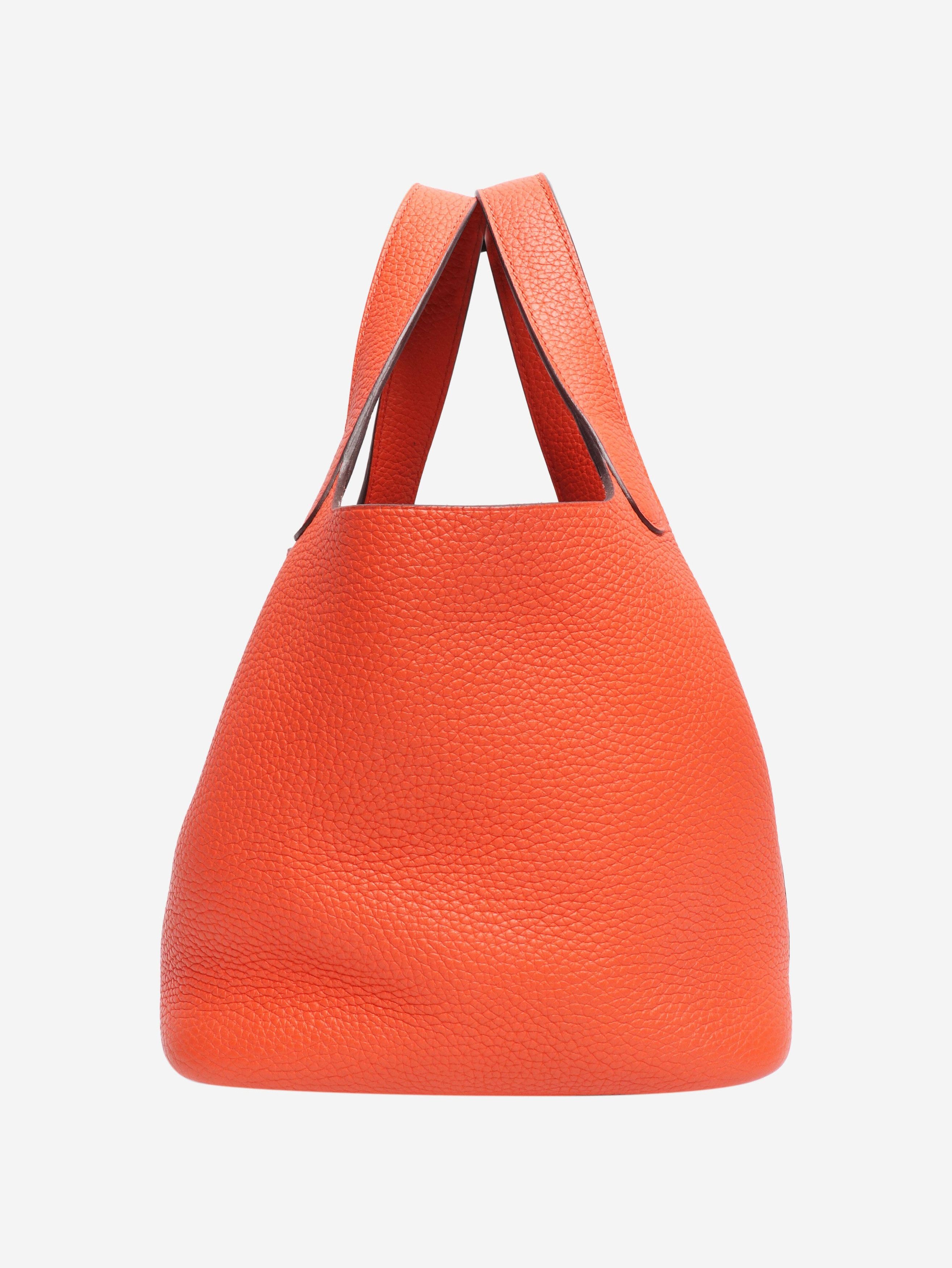 Other Orange Clemence 18 Picotin Lock handbag Size ONE SIZE - 3 Thumbnail