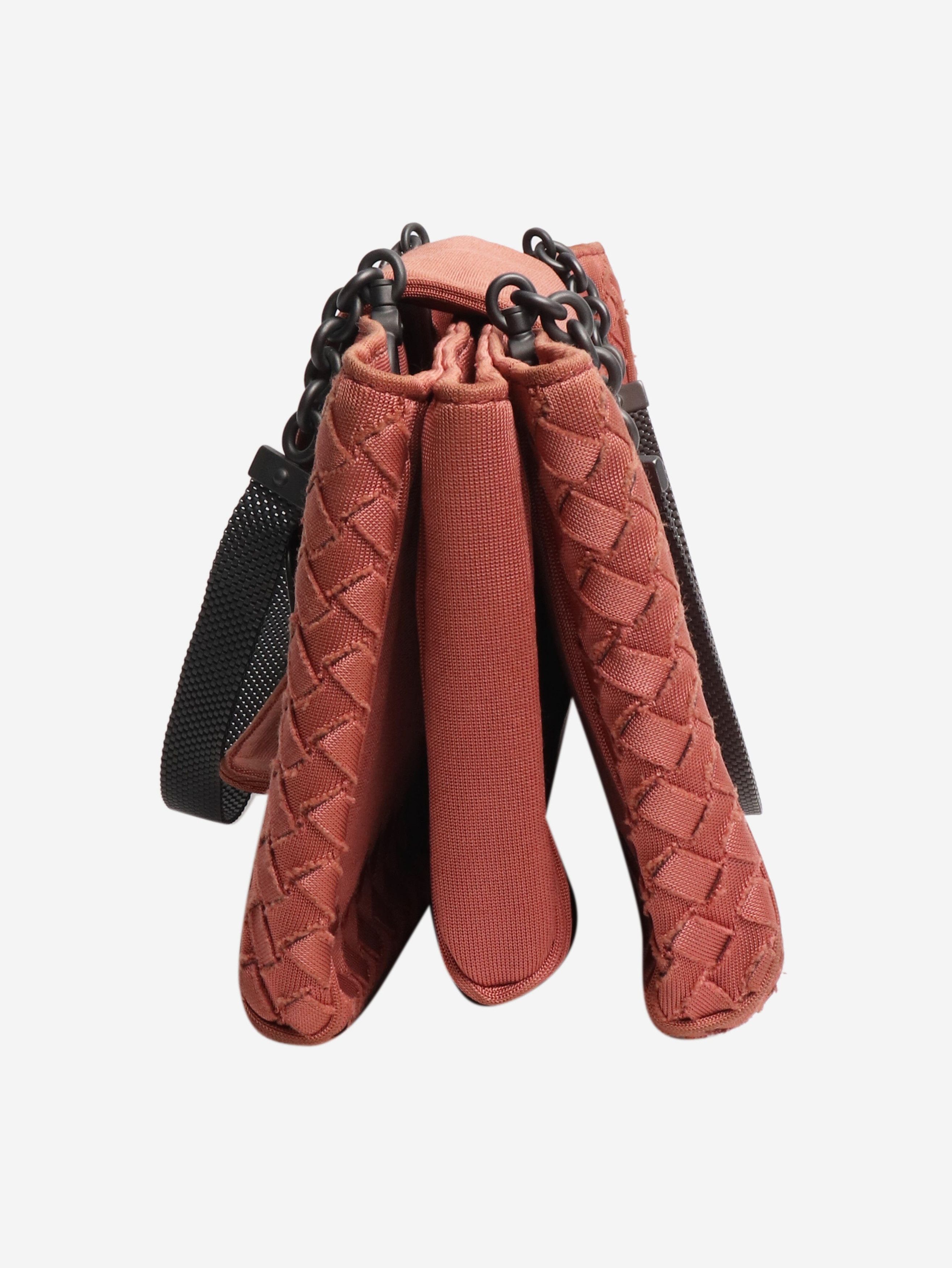 Bottega Veneta Pink Intrecciato canvas shoulder bag Size ONE SIZE - 4 Thumbnail