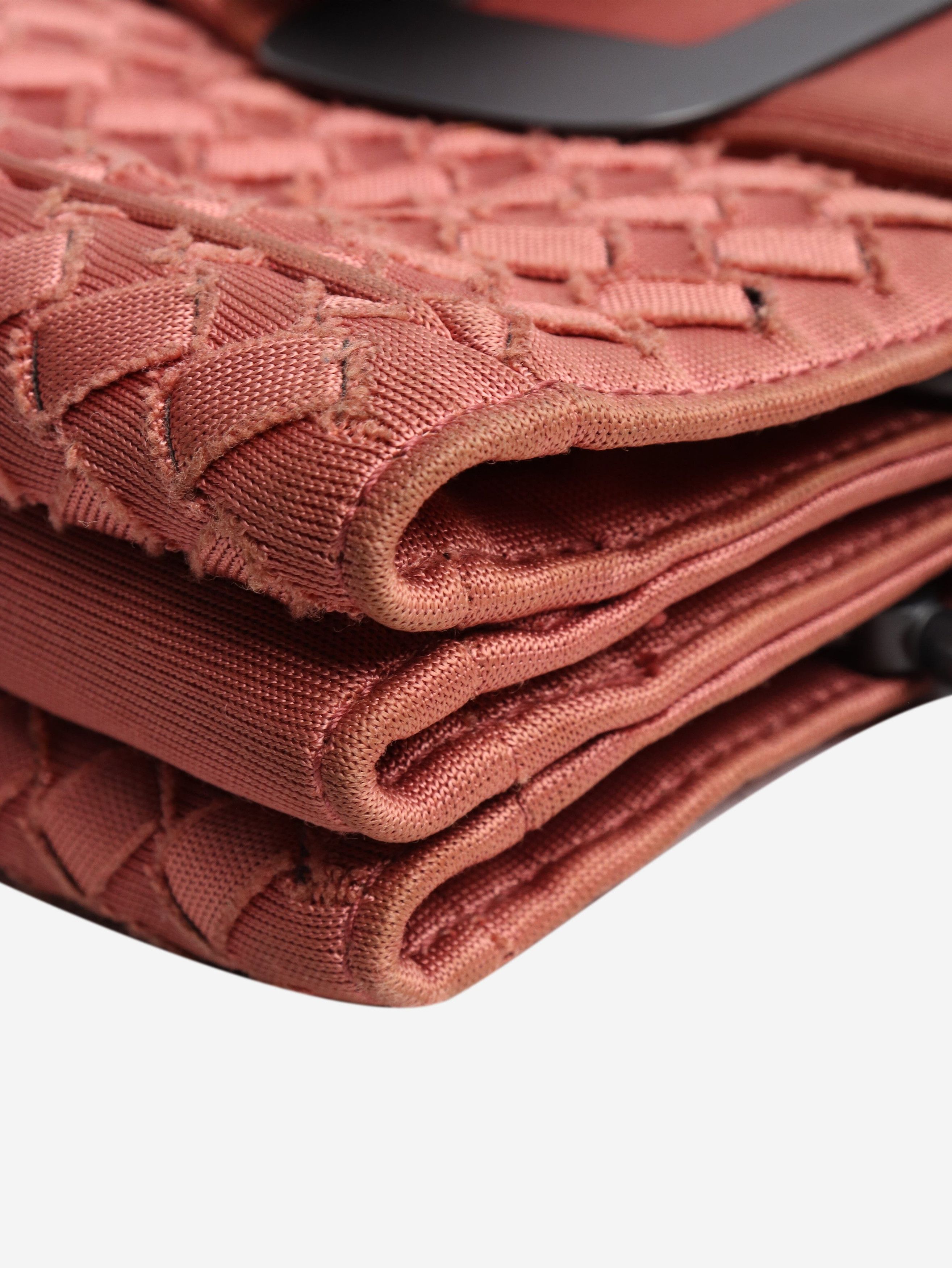 Bottega Veneta Pink Intrecciato canvas shoulder bag Size ONE SIZE - 9 Thumbnail