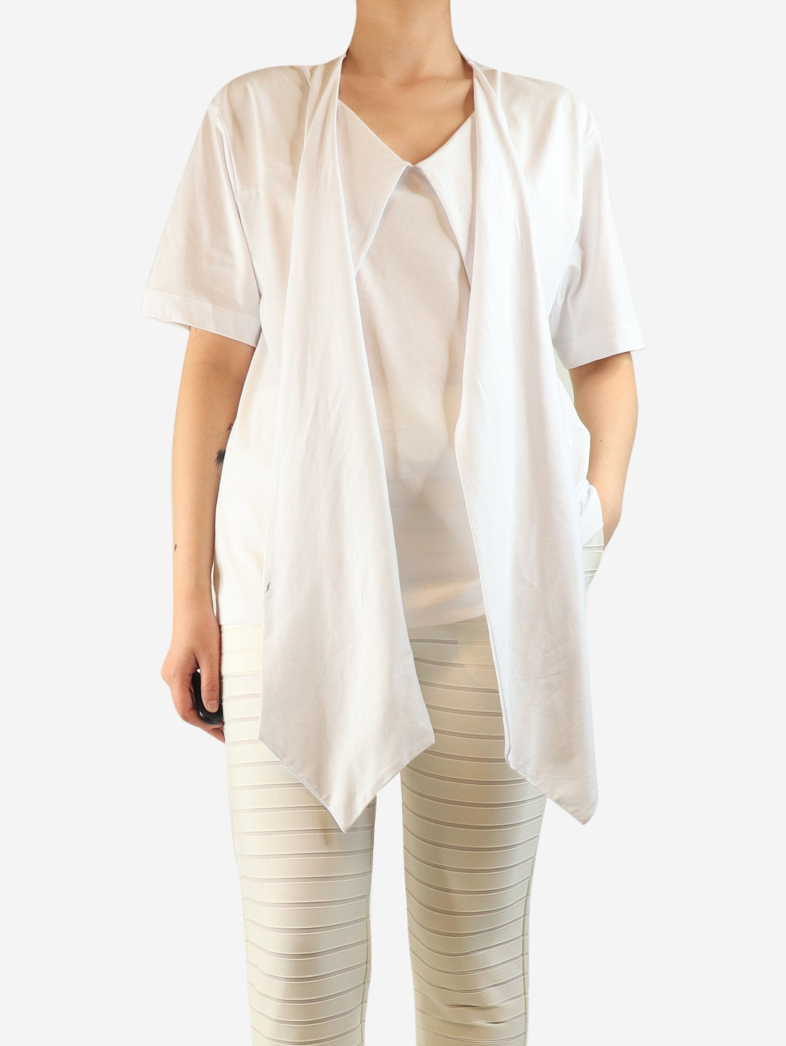 Dries Van Noten White short-sleeved top - S Size S / US 4 / IT 40 - 4 Thumbnail