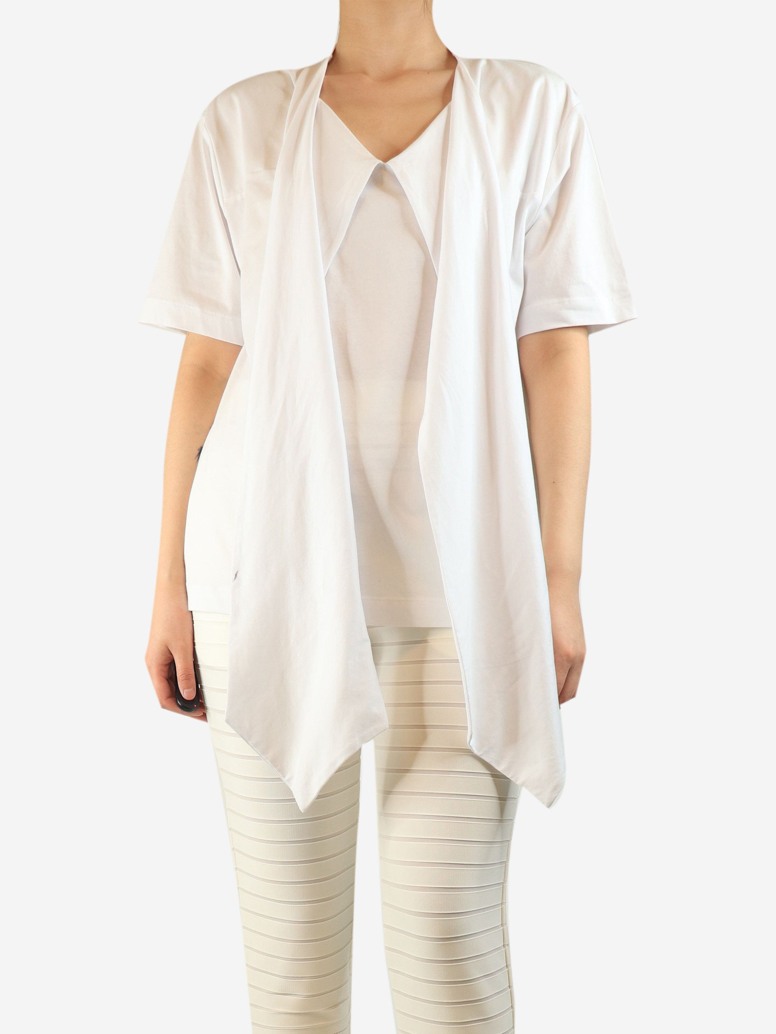 Dries Van Noten White short-sleeved top - S Size S / US 4 / IT 40 - 2 Thumbnail