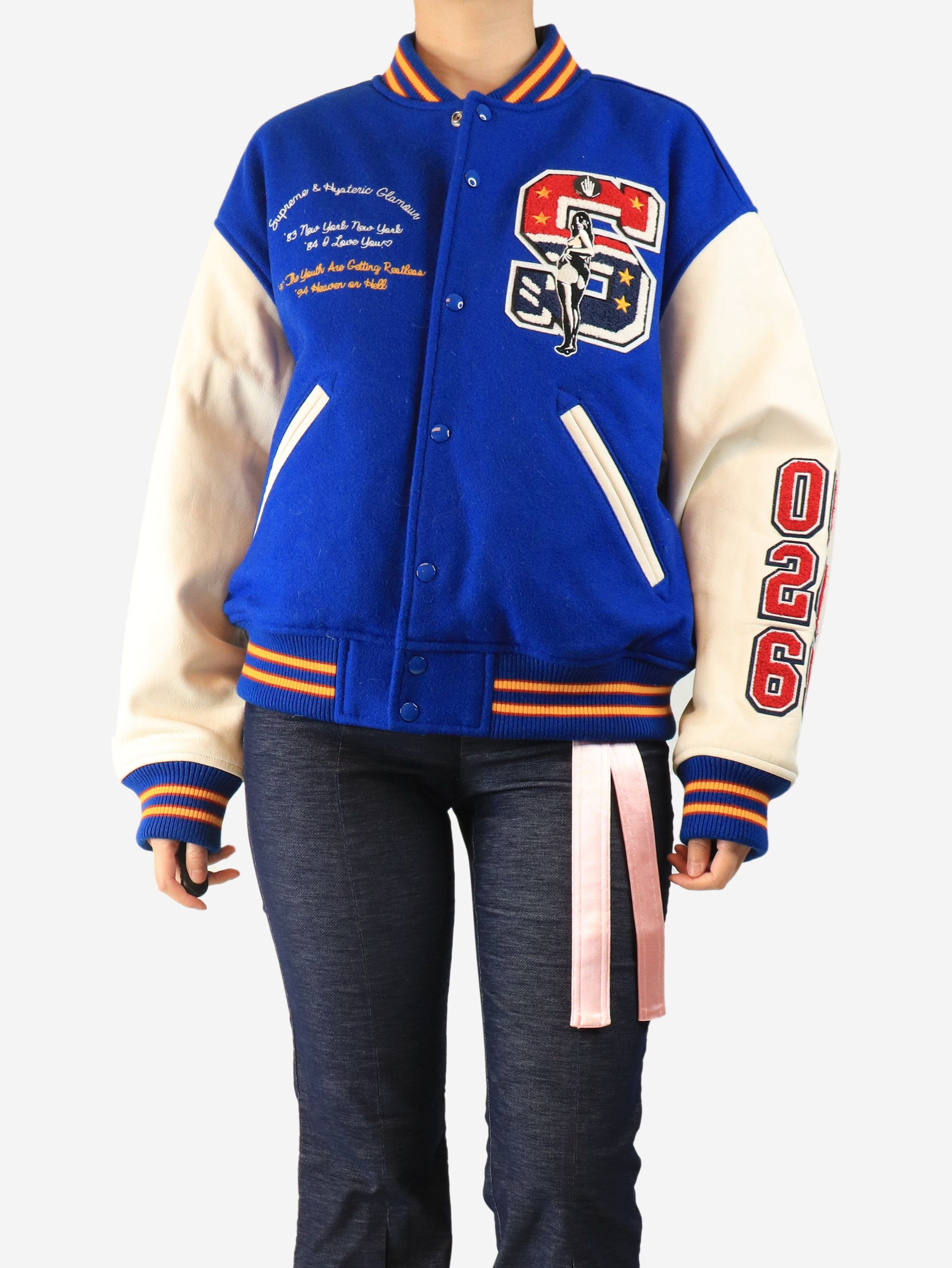 Supreme Blue varsity jacket - M Size M / US 6-8 / IT 42-44 - 2 Thumbnail