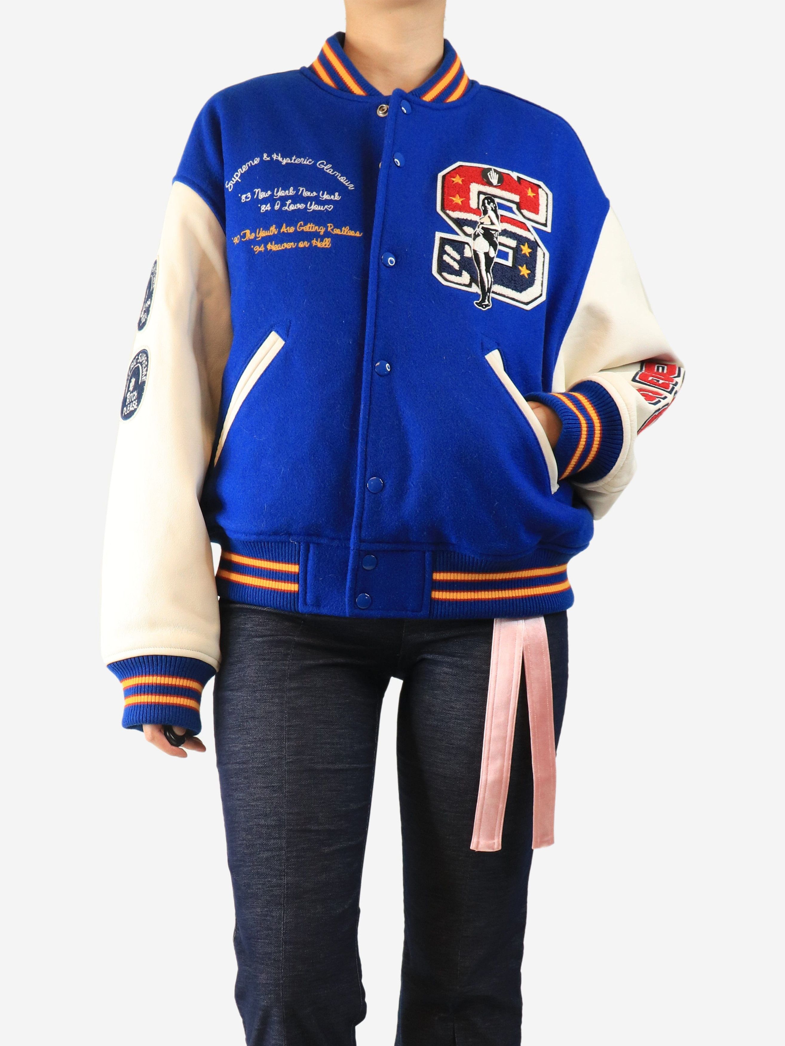 Supreme Blue varsity jacket - M Size M / US 6-8 / IT 42-44 - 4 Thumbnail