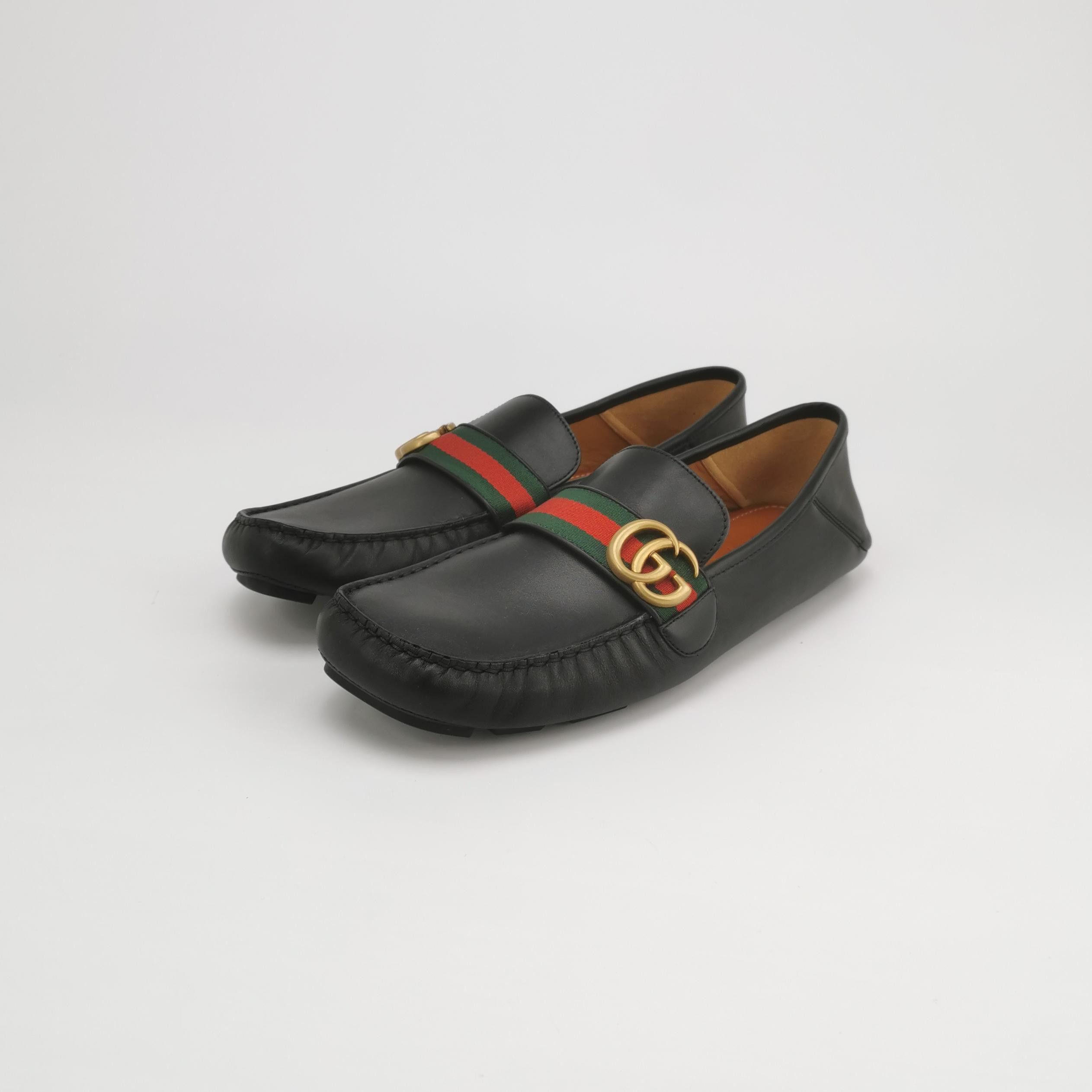 Gucci Gucci Men 12.5 Leather Size US 12.5 / EU 45-46 - 2 Thumbnail