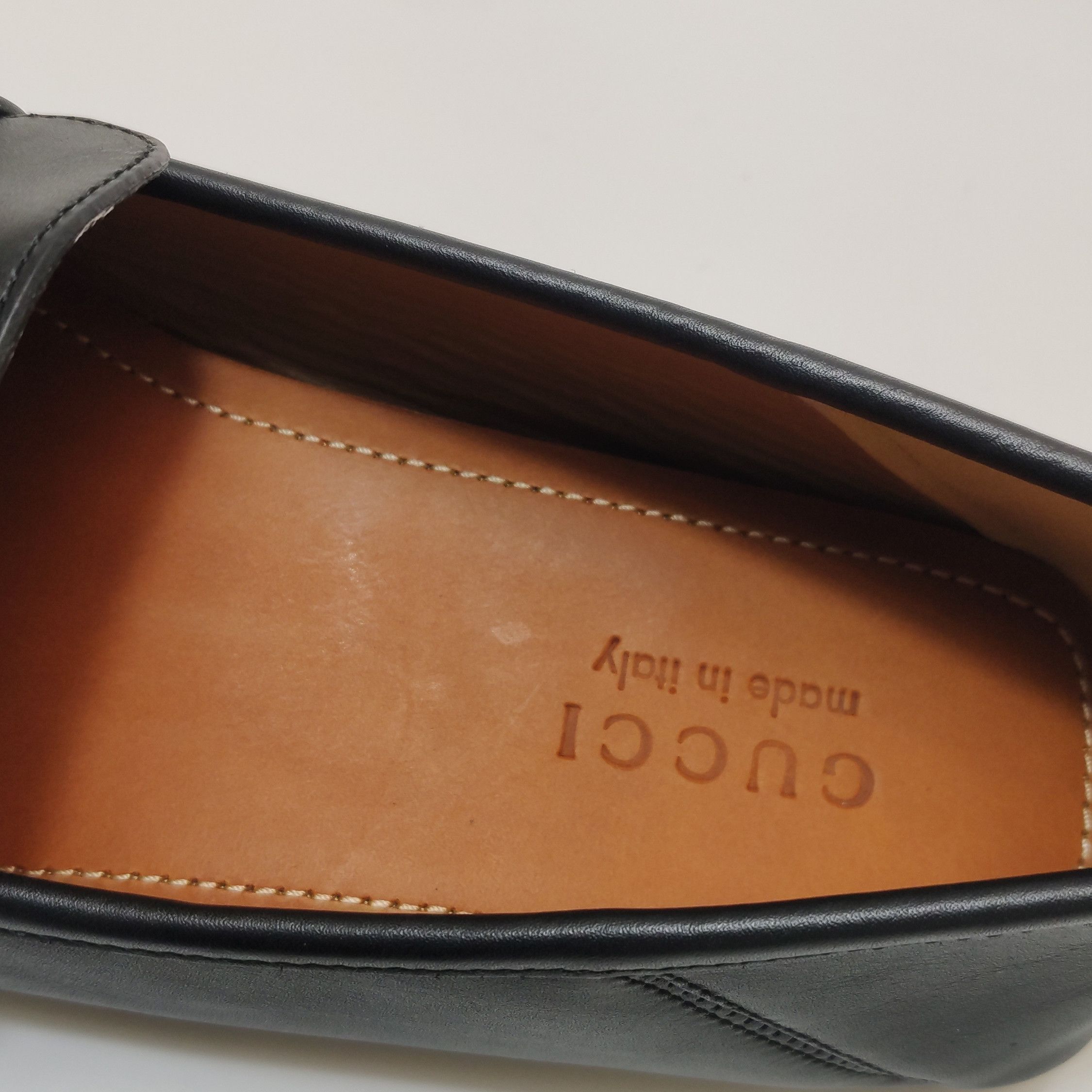 Gucci Gucci Men 12.5 Leather Size US 12.5 / EU 45-46 - 9 Thumbnail