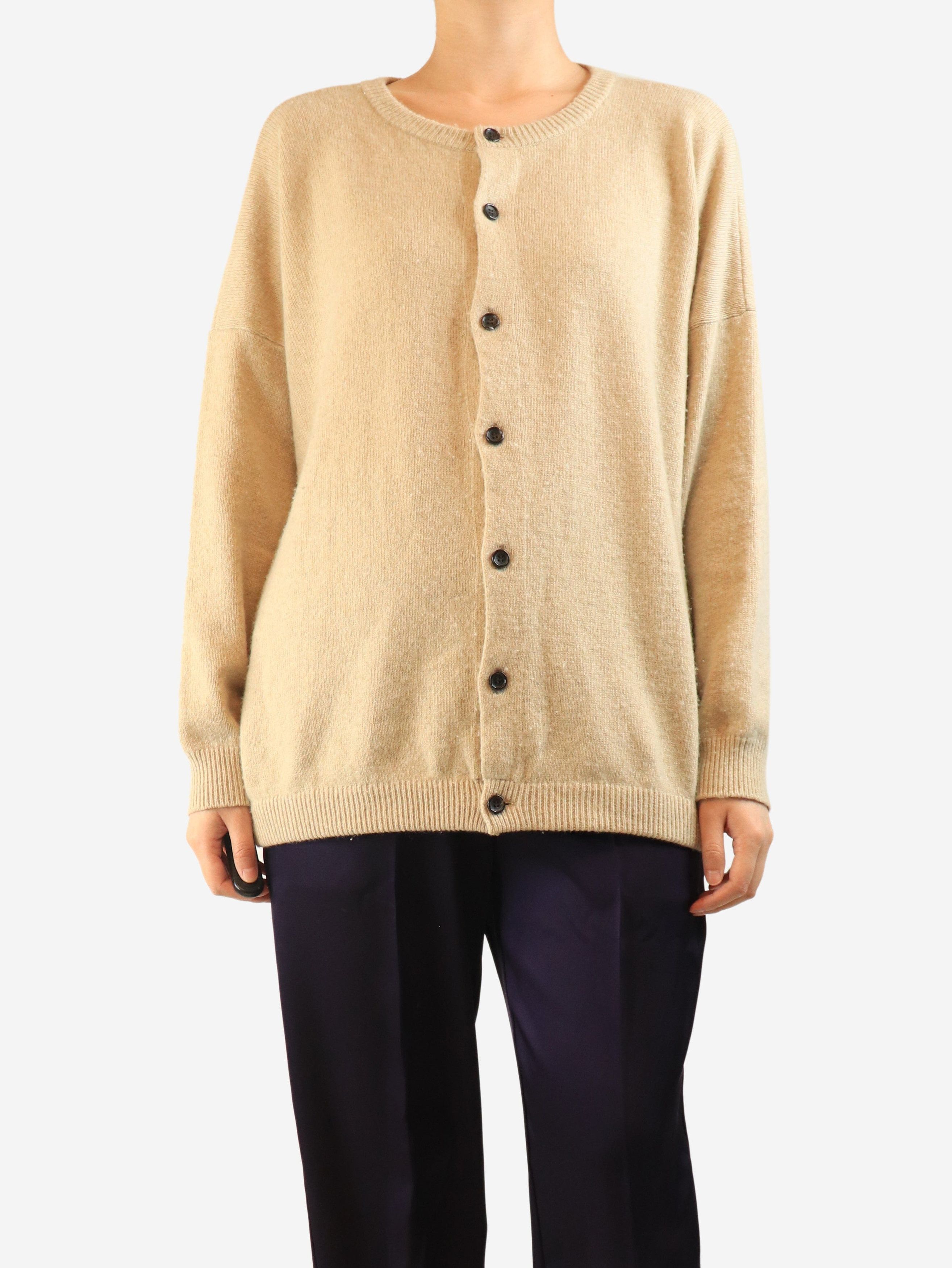 Other Neutral cashmere-blend cardigan - L Size S / US 4 / IT 40 - 2 Thumbnail