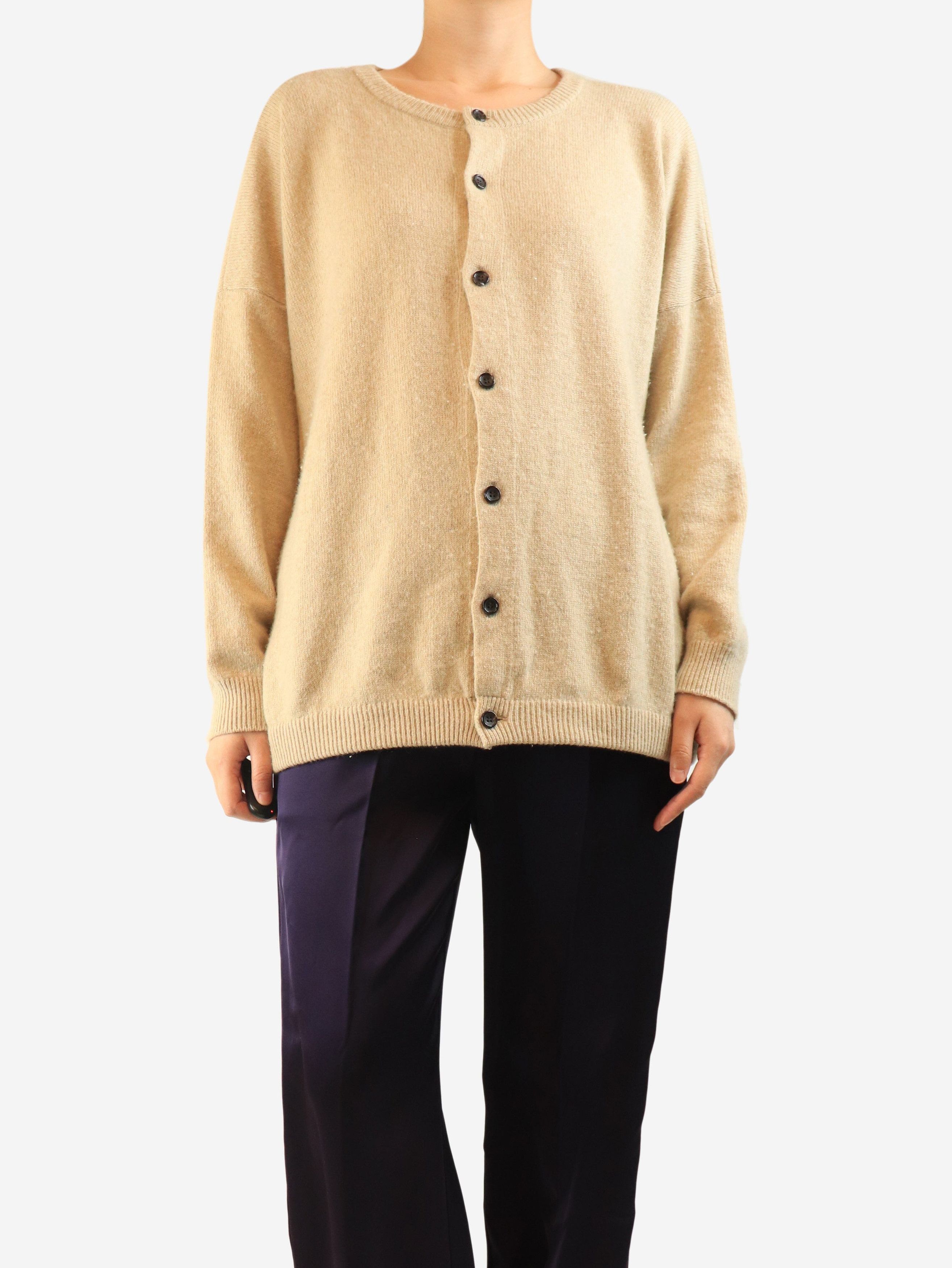 Other Neutral cashmere-blend cardigan - L Size S / US 4 / IT 40 - 4 Thumbnail