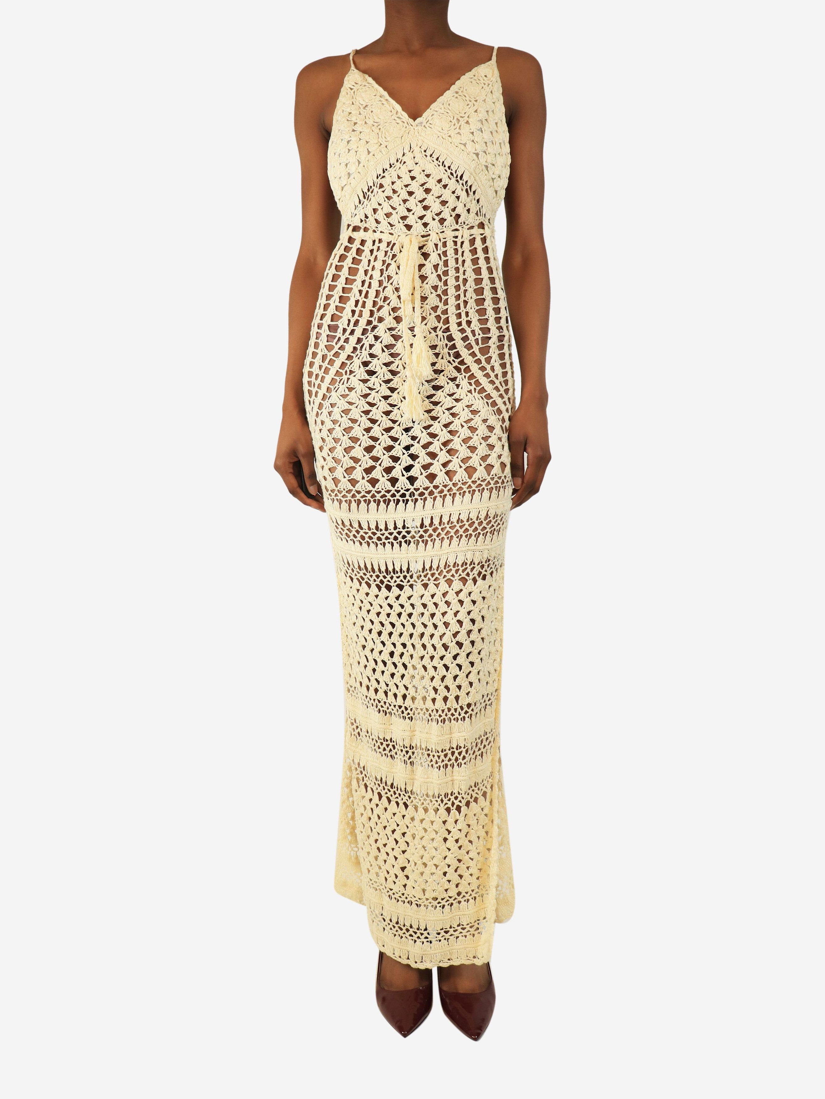 Other Cream crochet maxi dress - XS Size XS / US 0-2 / IT 36-38 - 2 Thumbnail