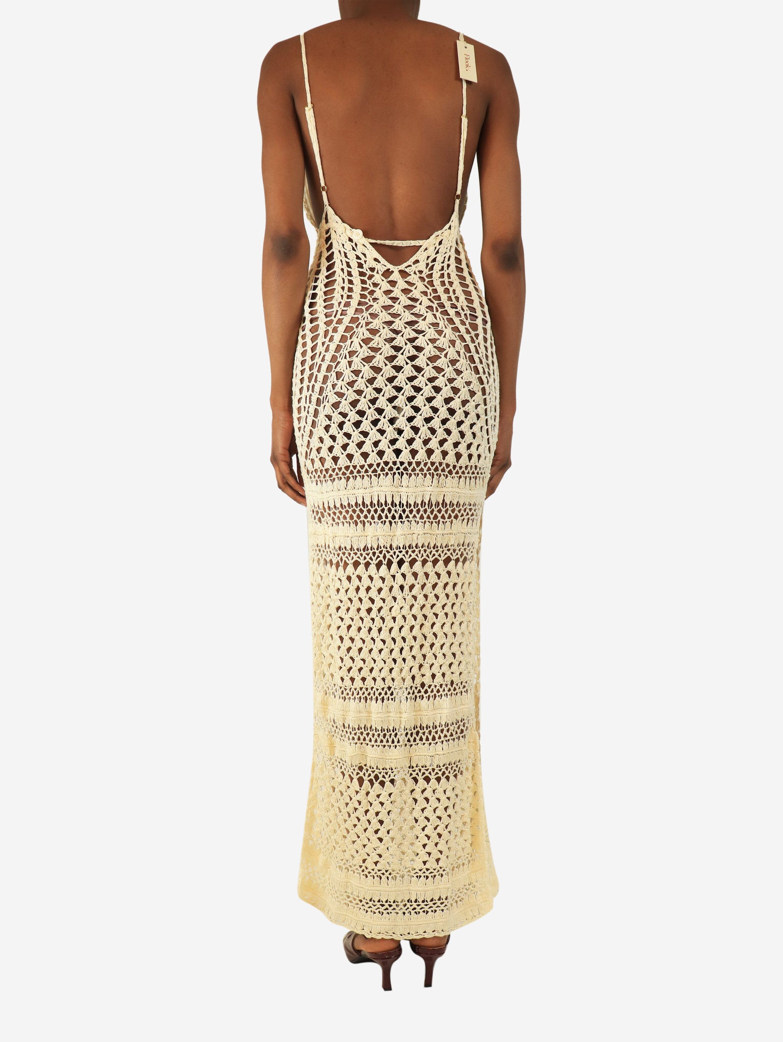 Other Cream crochet maxi dress - XS Size XS / US 0-2 / IT 36-38 - 3 Thumbnail