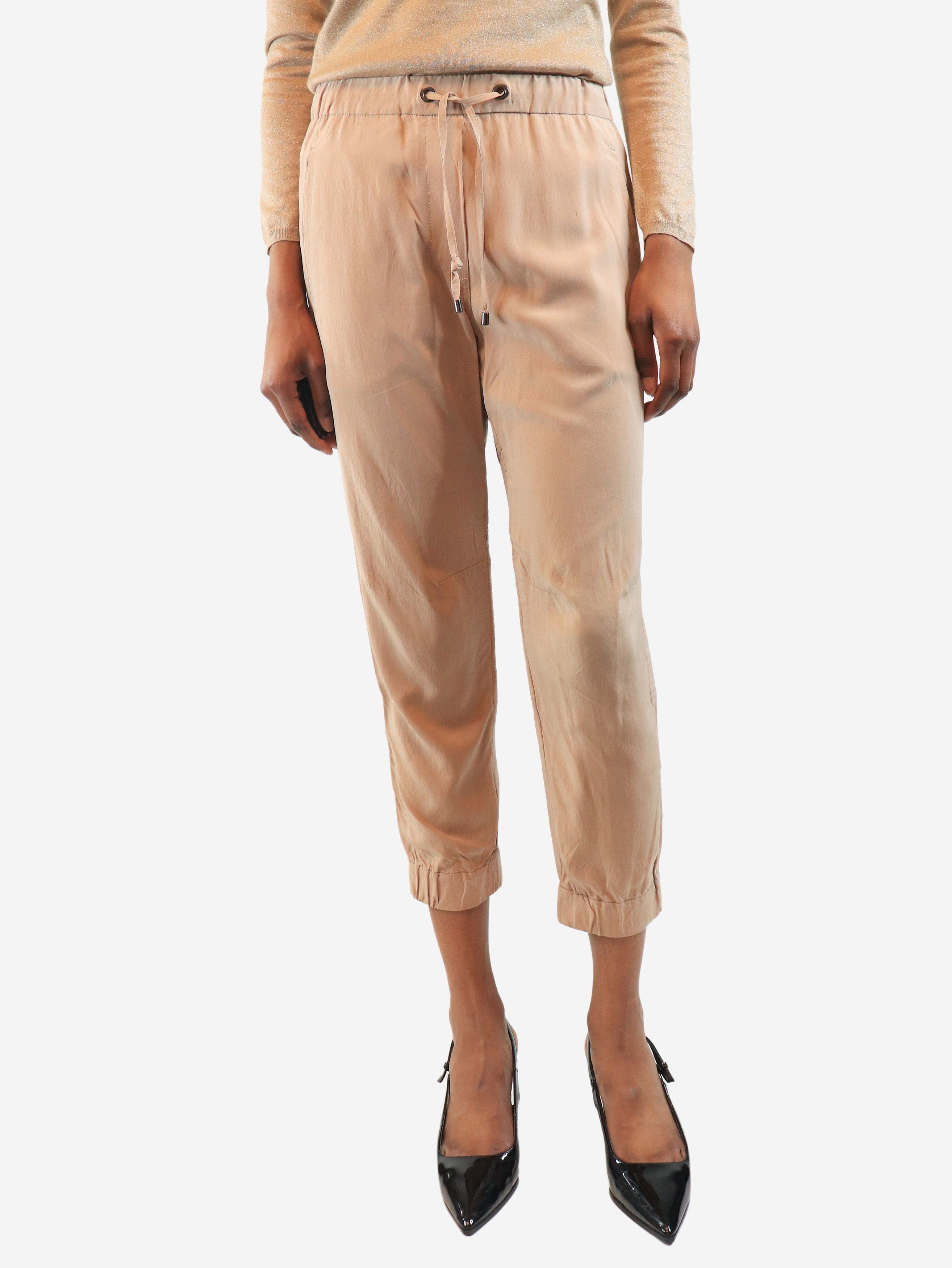Brunello Cucinelli Blush silk trousers - UK 6 Size 26" / US 2 / IT 38 - 2 Thumbnail