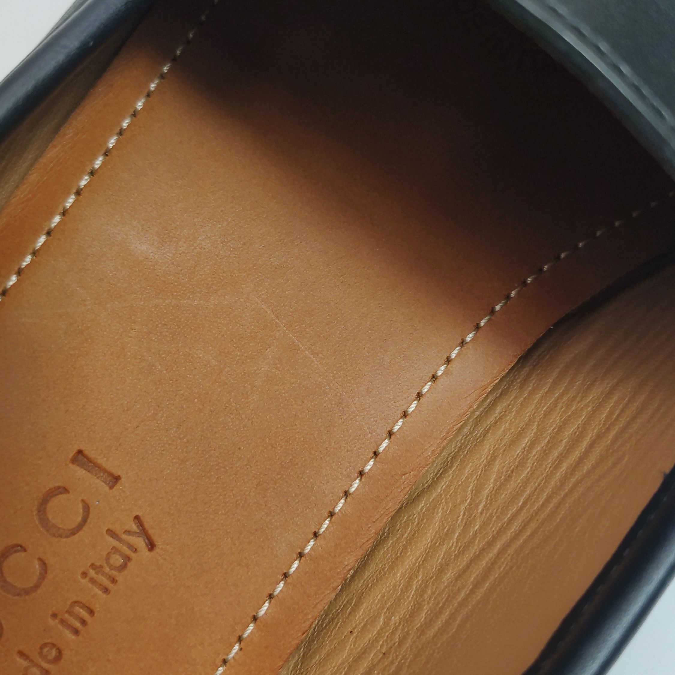 Gucci Gucci Men 12.5 Leather Size US 12.5 / EU 45-46 - 9 Thumbnail