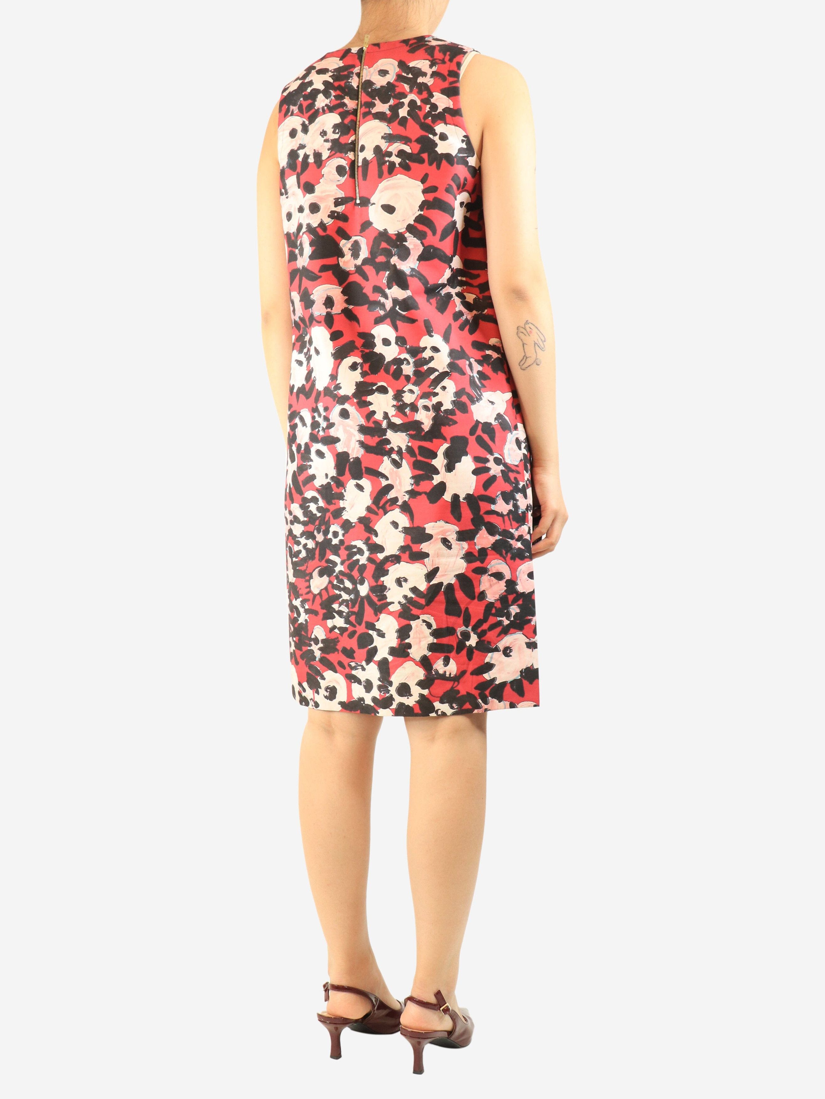 Marni Pink sleeveless printed midi dress - UK 10 Size M / US 6-8 / IT 42-44 - 3 Thumbnail