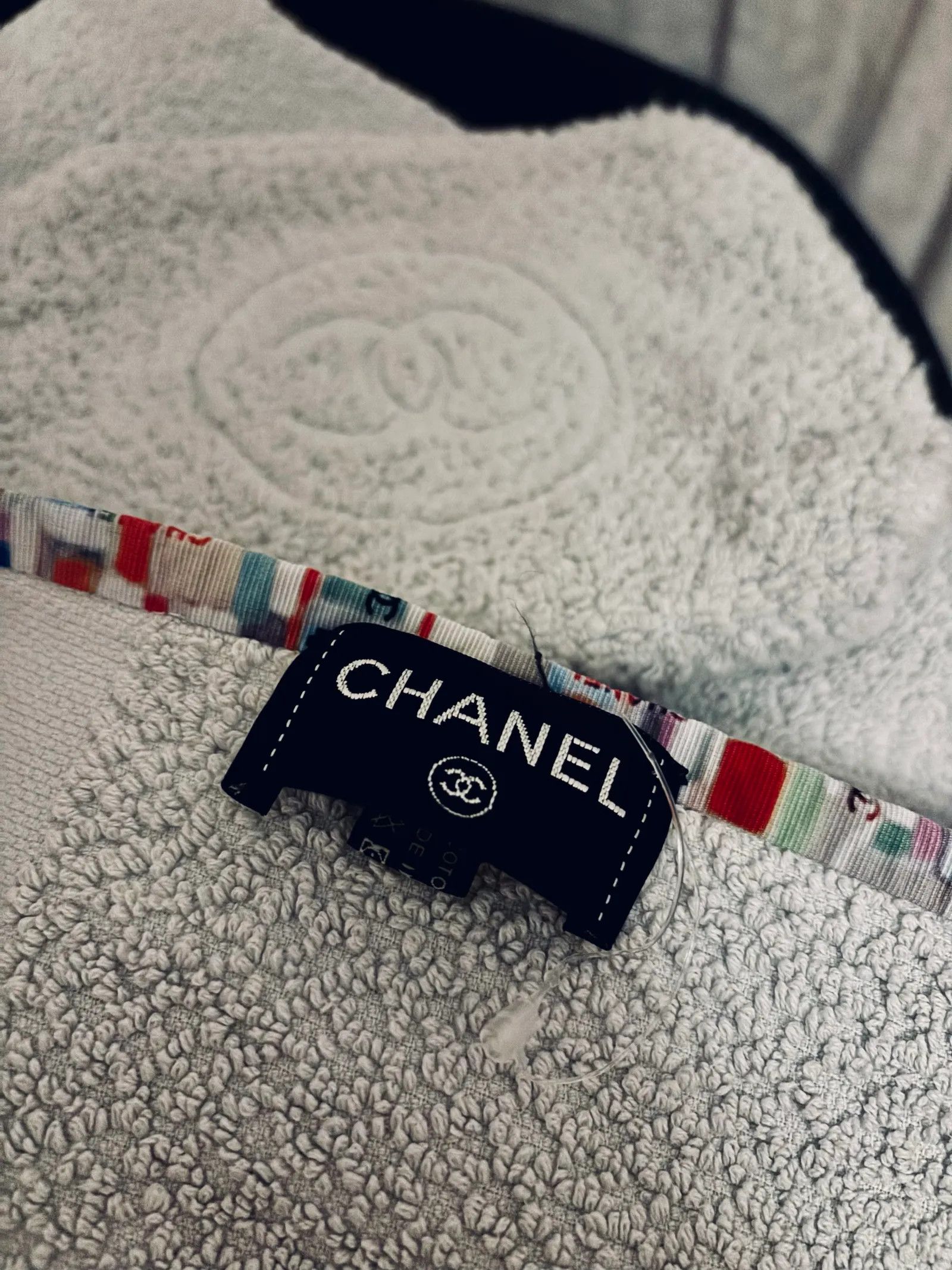 Chanel Chanel Chanel Terry Cotton CC Beach Tote Set Bag Size ONE SIZE - 2 Thumbnail