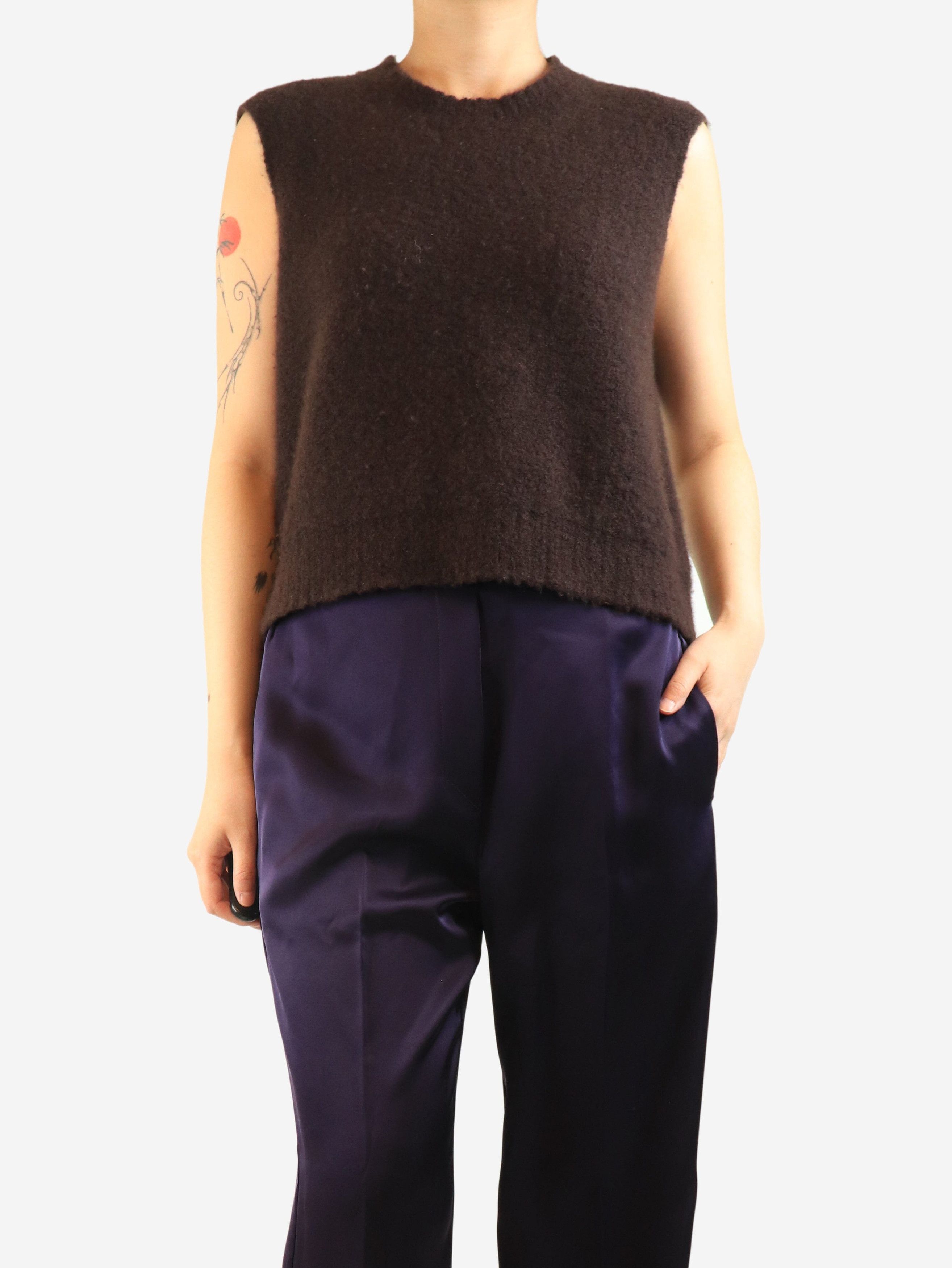 Other Dark brown cashmere jumper vest - M Size M / US 6-8 / IT 42-44 - 4 Thumbnail