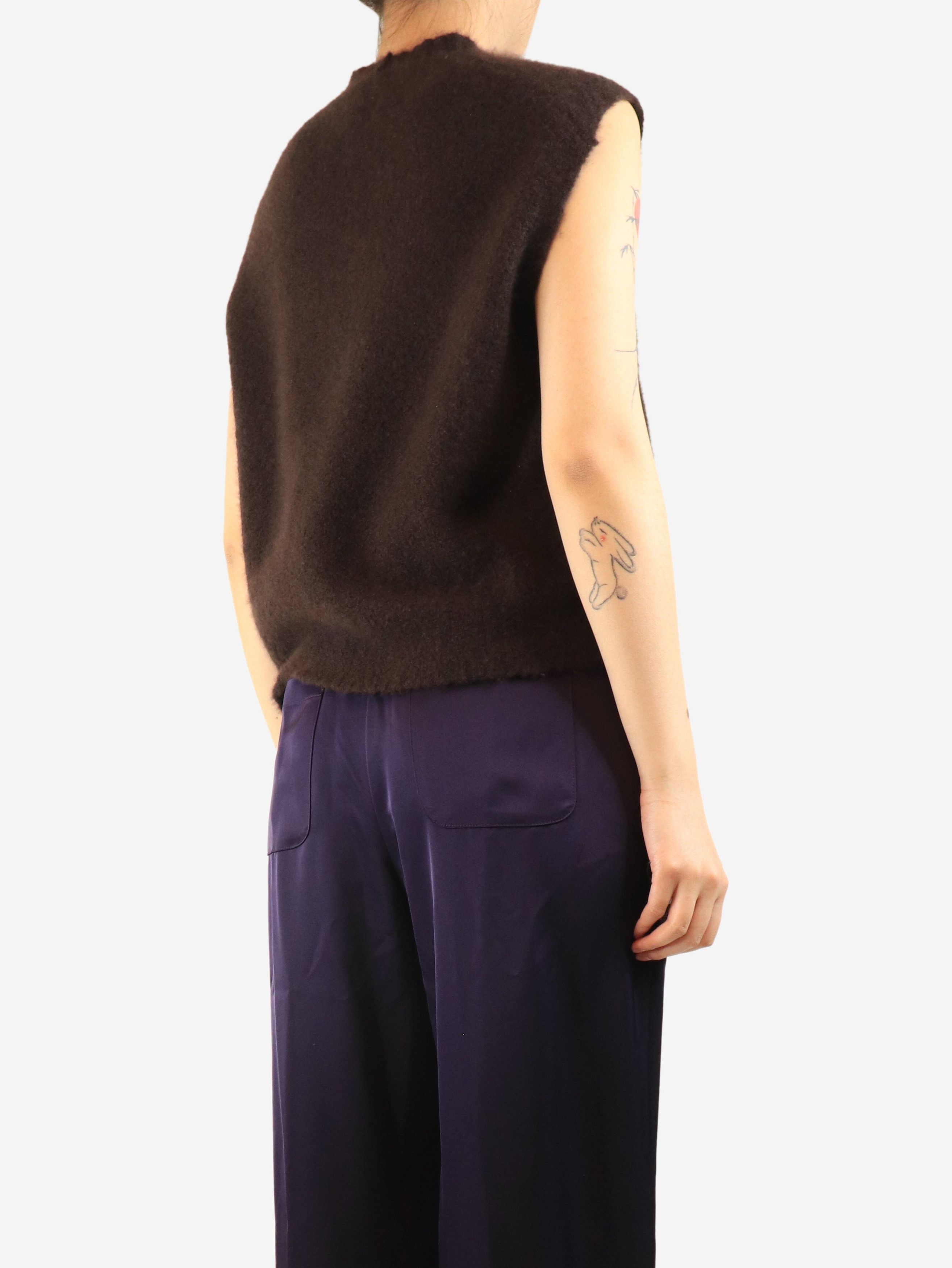 Other Dark brown cashmere jumper vest - M Size M / US 6-8 / IT 42-44 - 3 Thumbnail