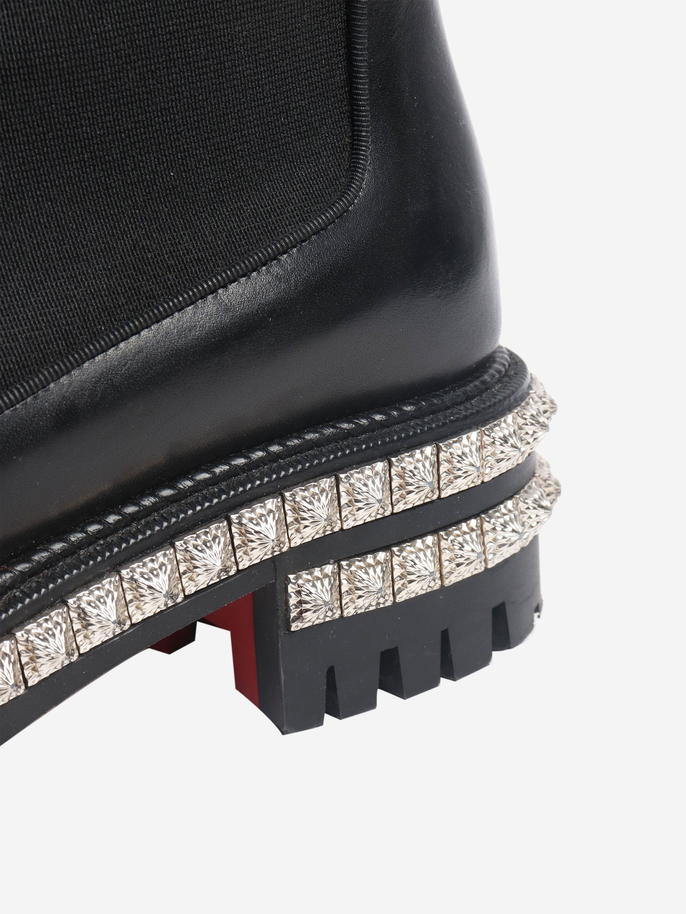Other Black studded platform chelsea boots - EU 35 (UK 2) Size US 4 / IT 34 - 3 Thumbnail