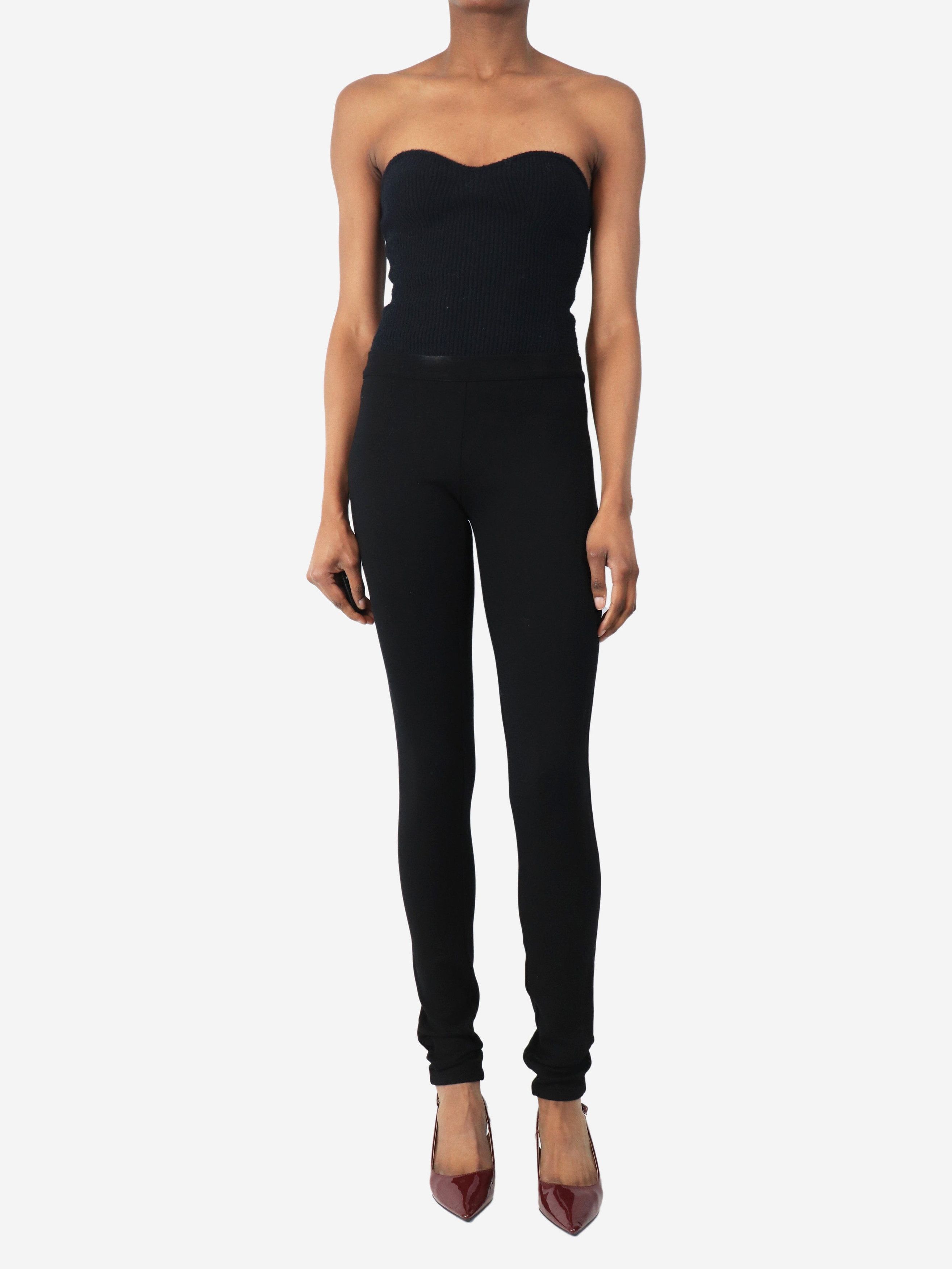 Other Black logo-patch leggings - S Size 27" / US 4 / IT 40 - 2 Thumbnail