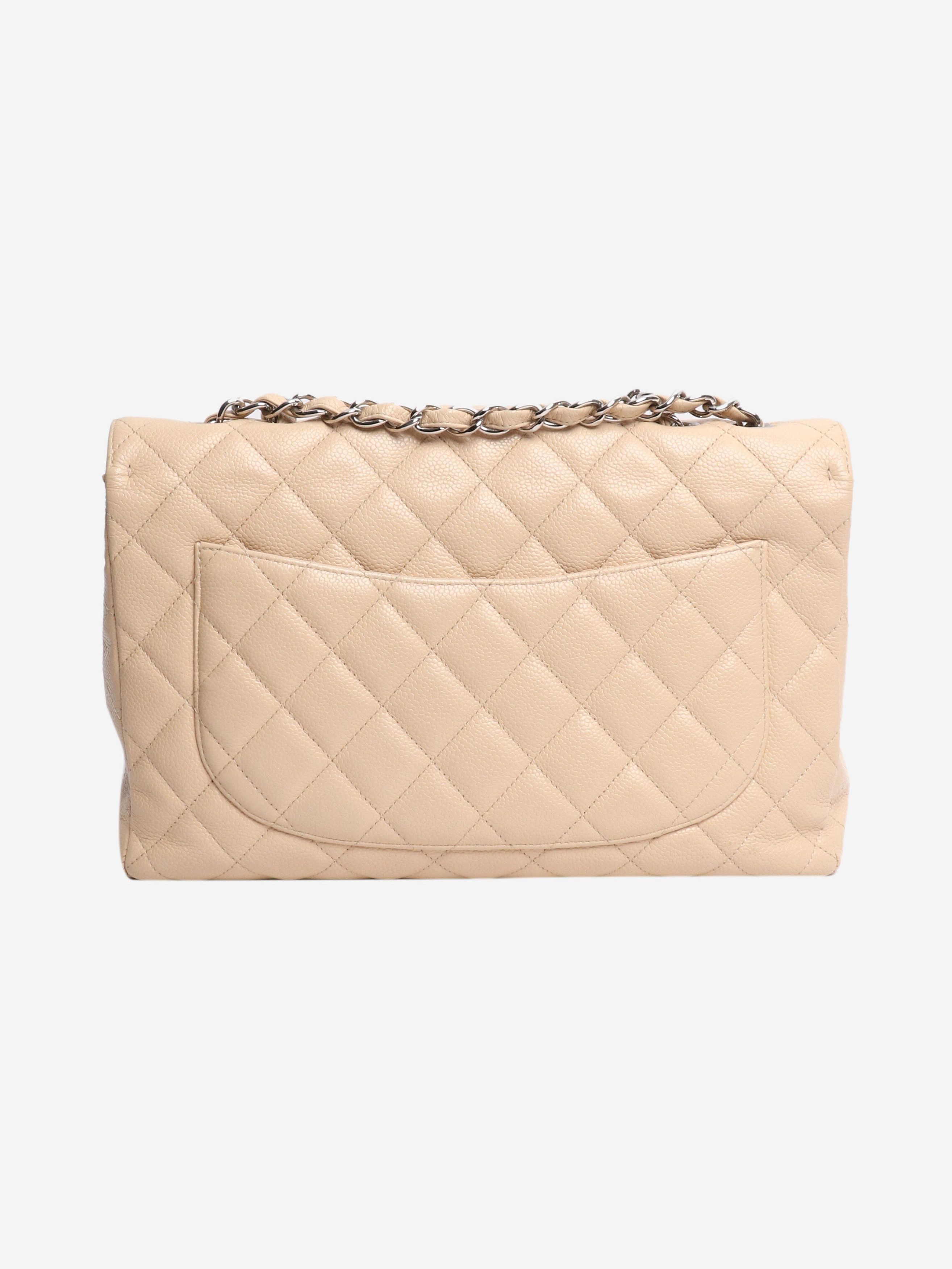Chanel Blush 2009 caviar jumbo Classic Single Flap bag Size ONE SIZE - 2 Thumbnail