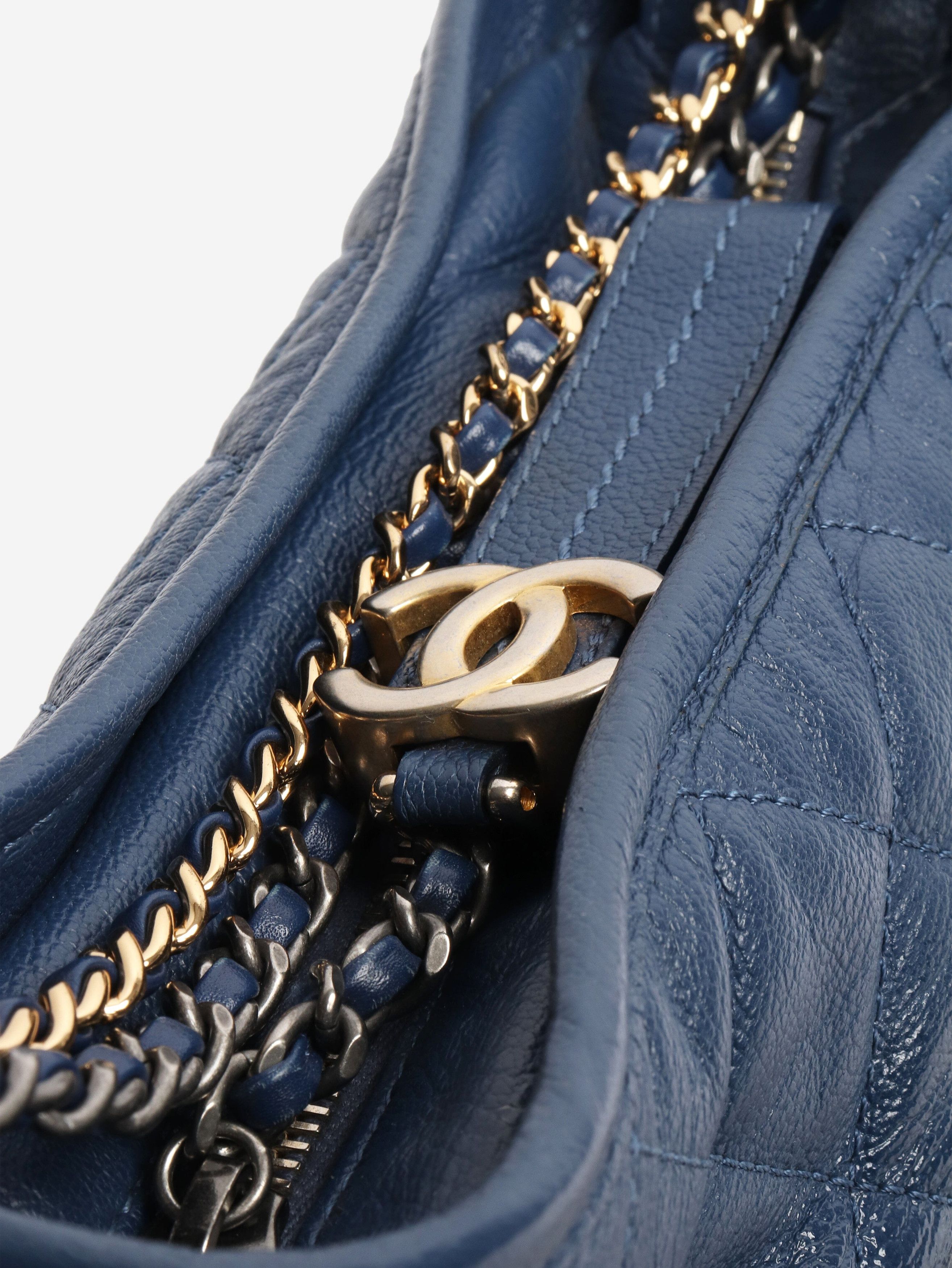 Chanel Blue 2018 patent small Gabrielle bag Size ONE SIZE - 5 Thumbnail