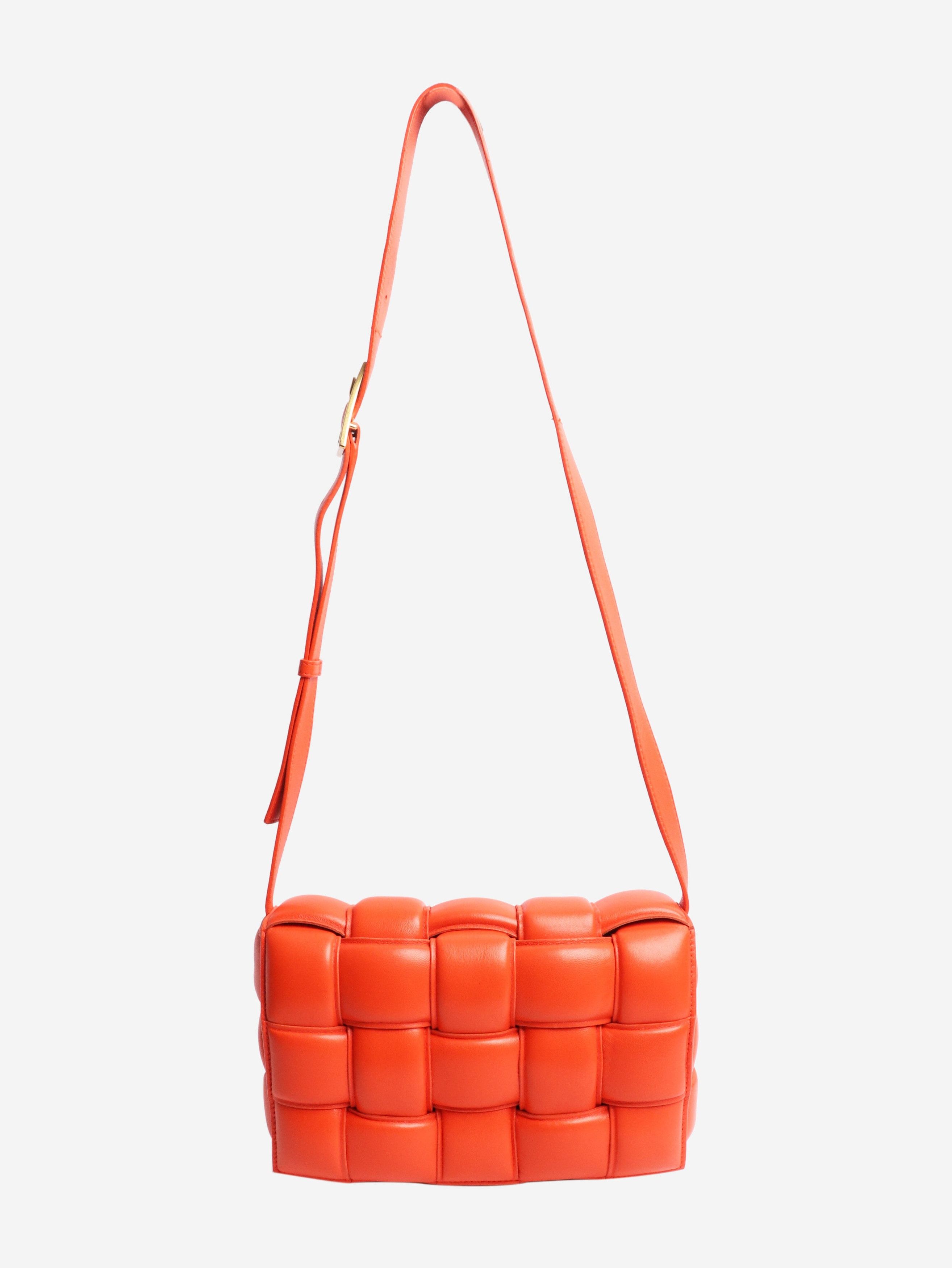 Bottega Veneta Orange padded Cassette crossbody bag Size ONE SIZE - 2 Thumbnail