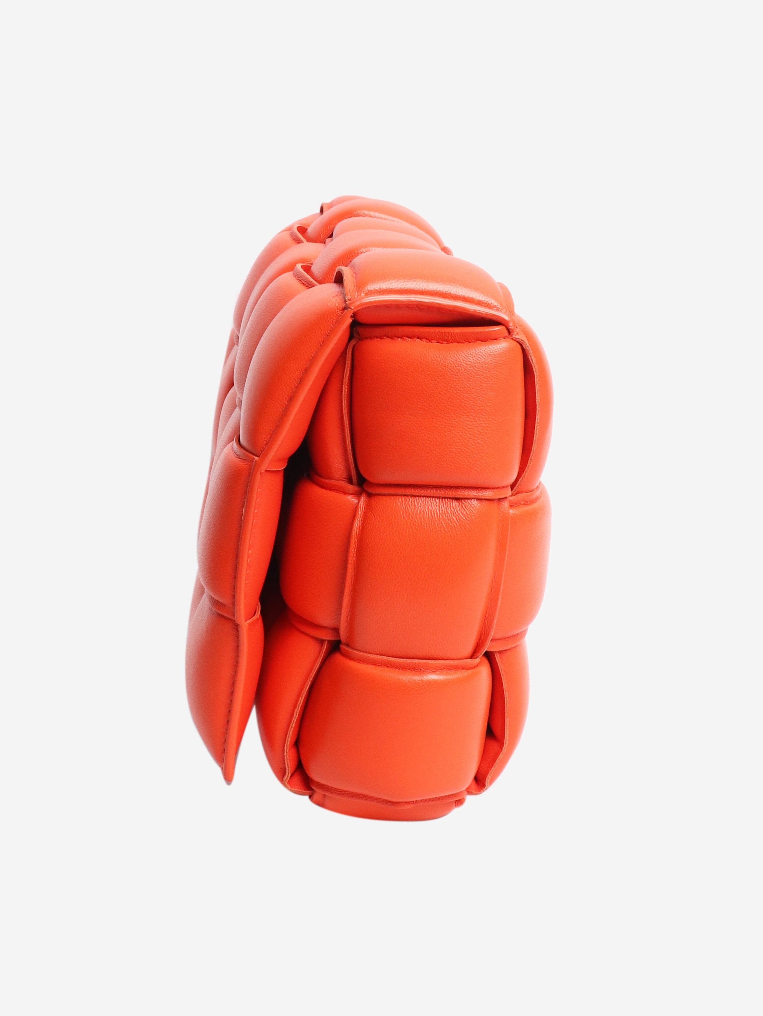 Bottega Veneta Orange padded Cassette crossbody bag Size ONE SIZE - 4 Thumbnail
