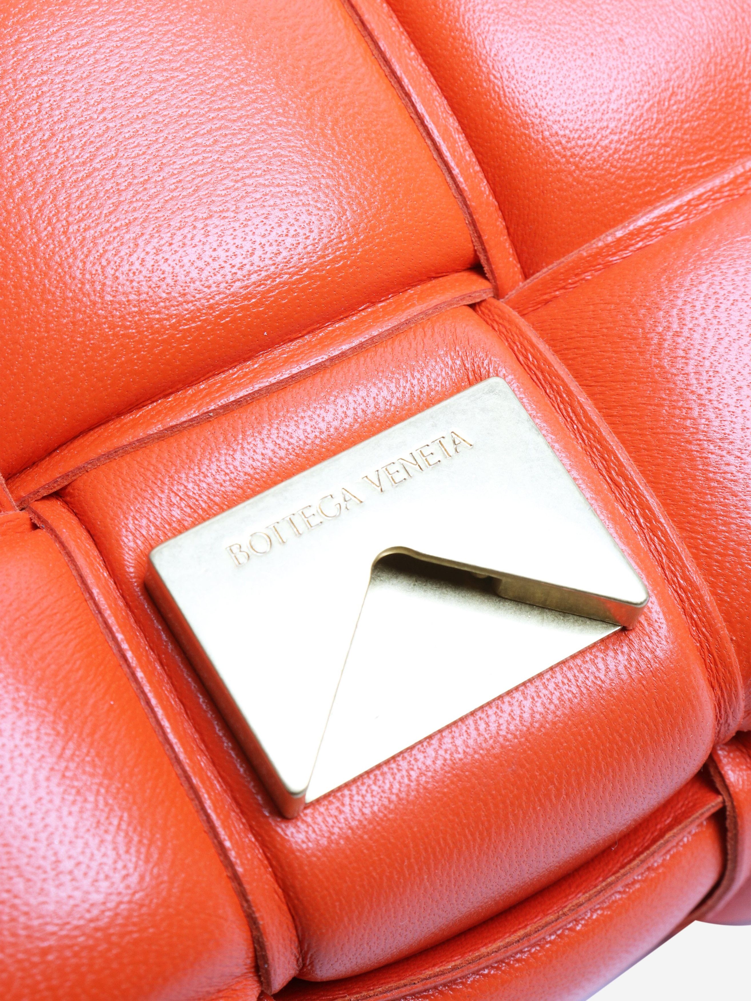 Bottega Veneta Orange padded Cassette crossbody bag Size ONE SIZE - 10 Thumbnail