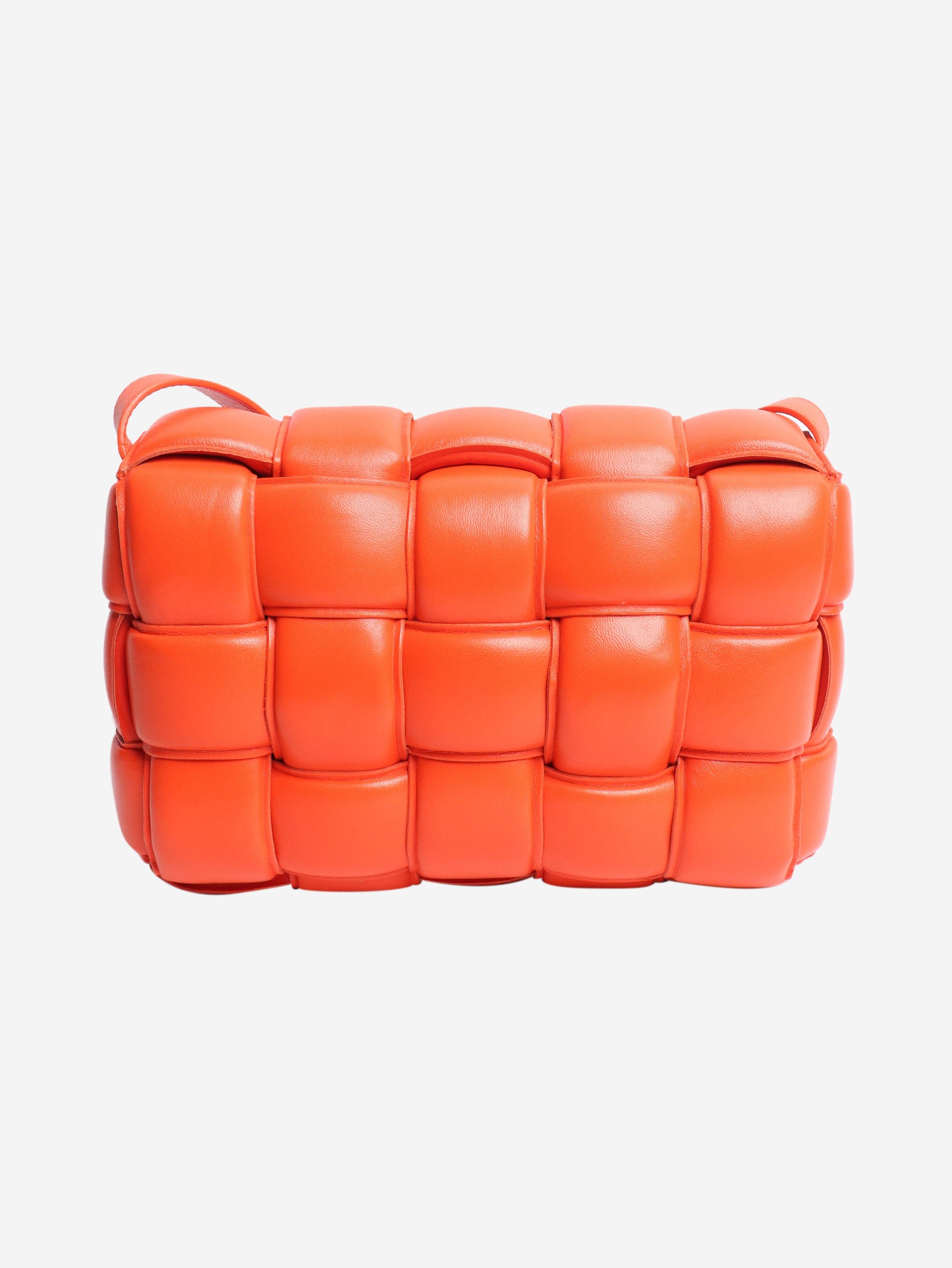 Bottega Veneta Orange padded Cassette crossbody bag Size ONE SIZE - 3 Thumbnail