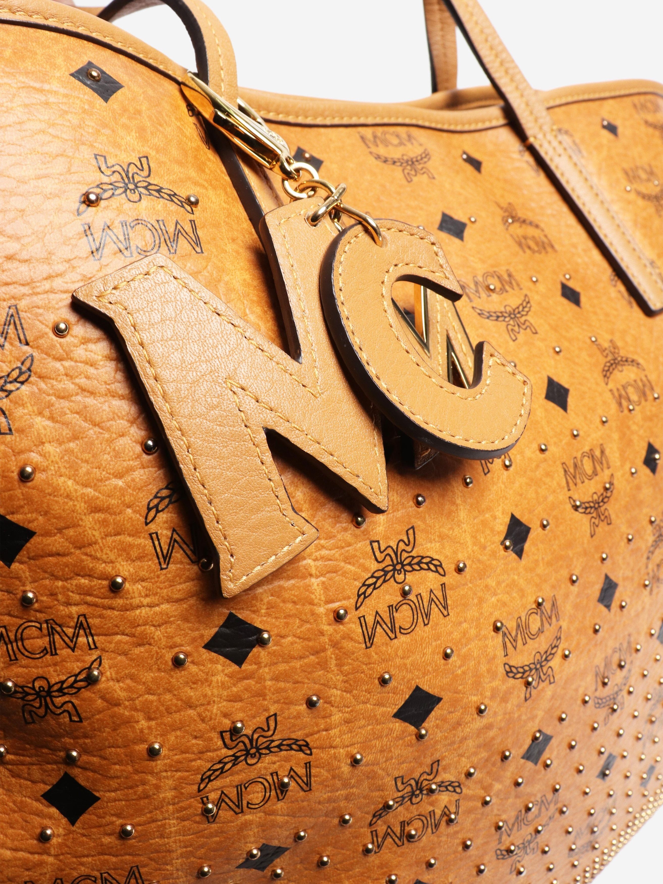 MCM Tan Liz studded tote bag Size ONE SIZE - 5 Thumbnail