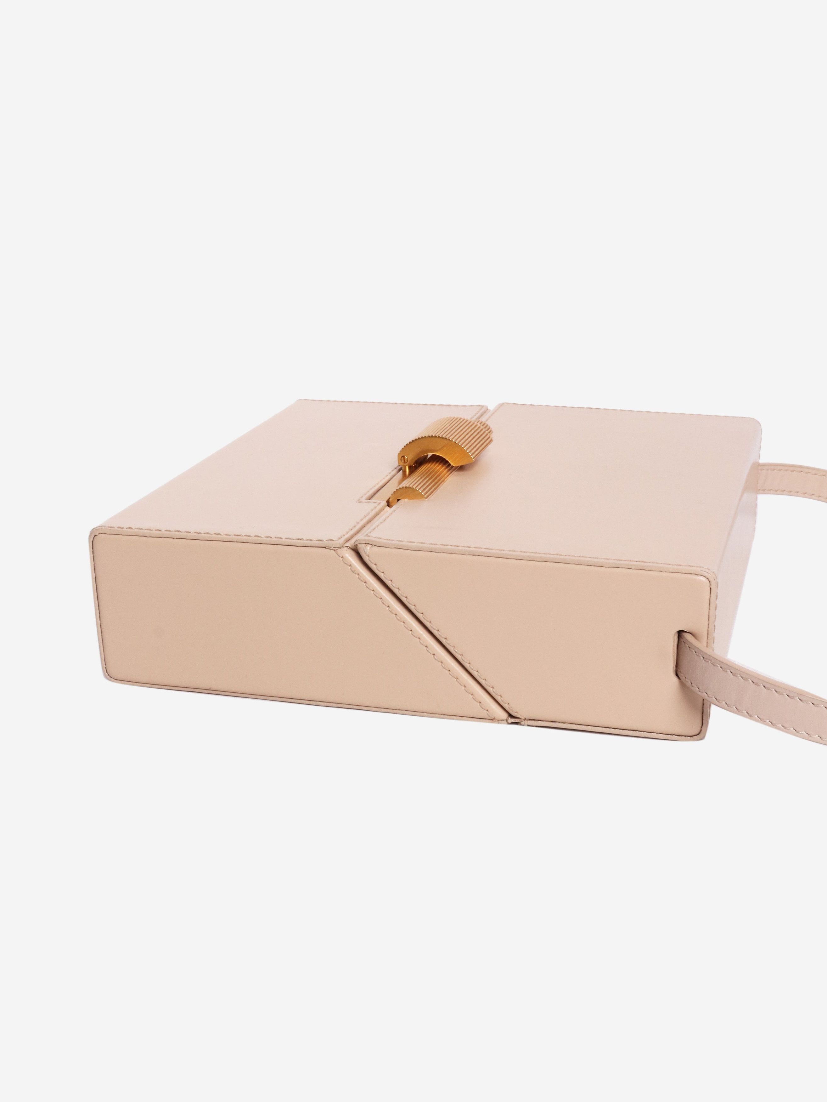 Bottega Veneta Blush leather box bag Size ONE SIZE - 3 Thumbnail