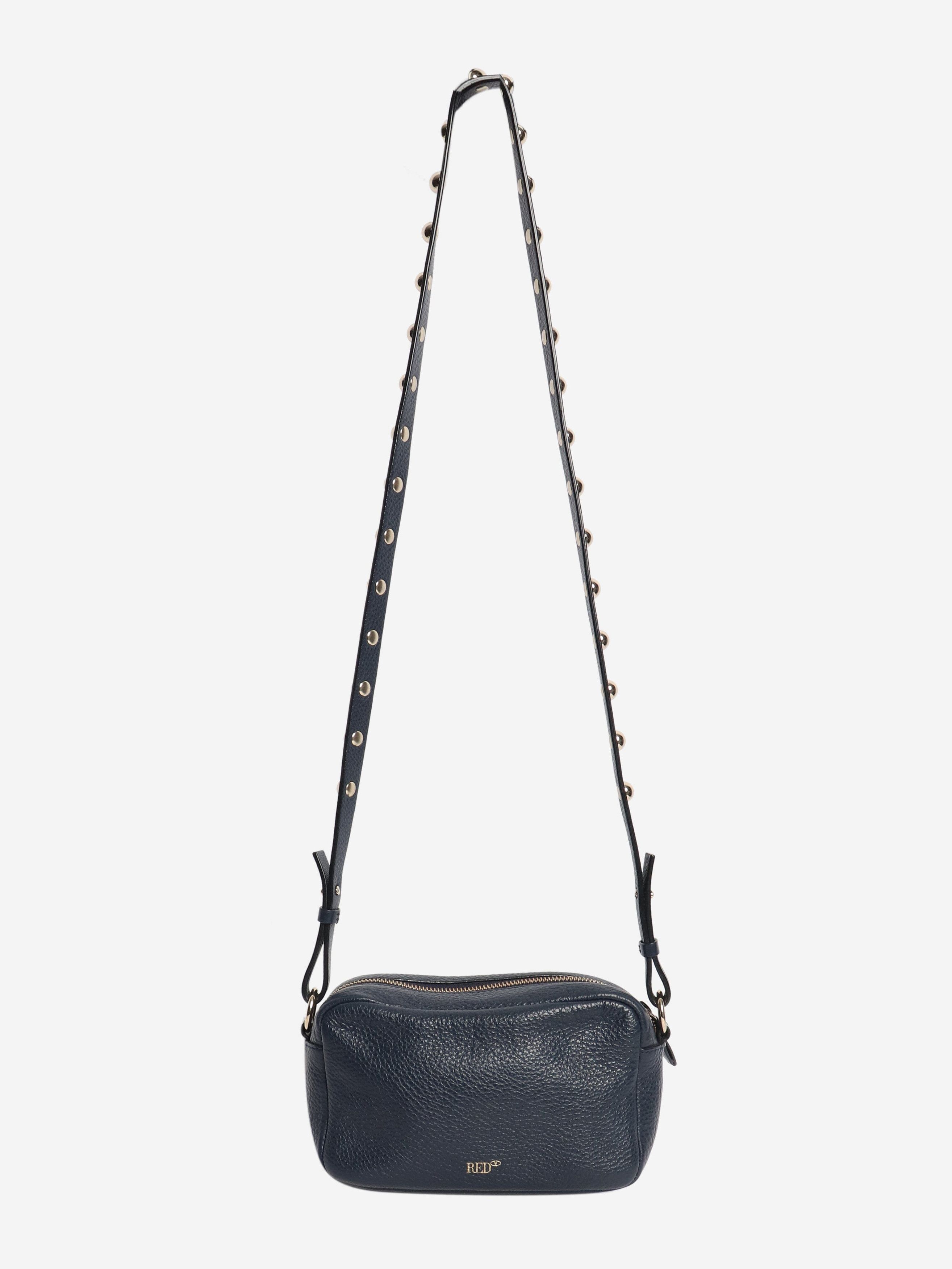 RED Valentino Navy leather shoulder bag Size ONE SIZE - 2 Thumbnail