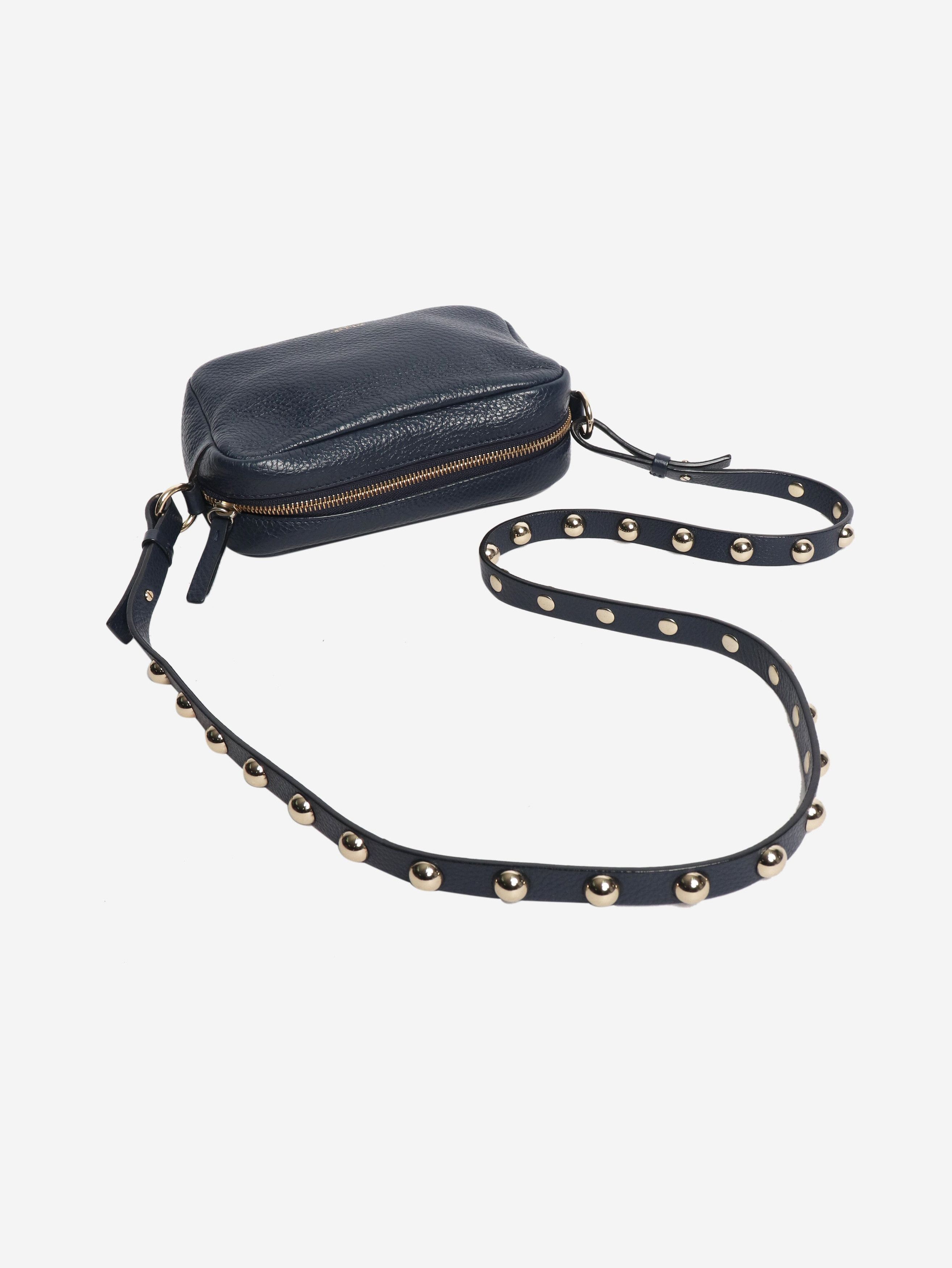 RED Valentino Navy leather shoulder bag Size ONE SIZE - 6 Thumbnail