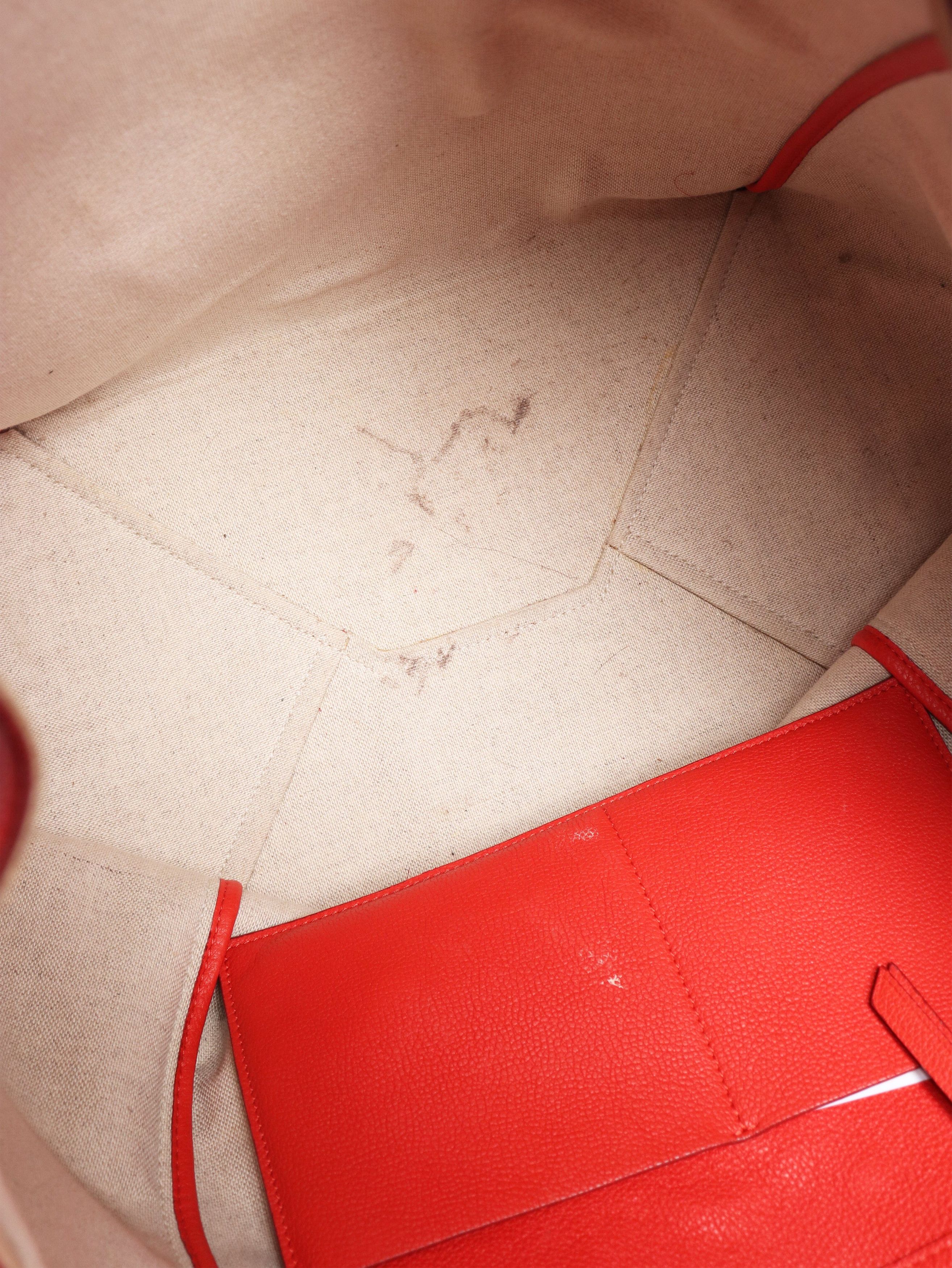 Other Red leather tote bag Size ONE SIZE - 5 Thumbnail
