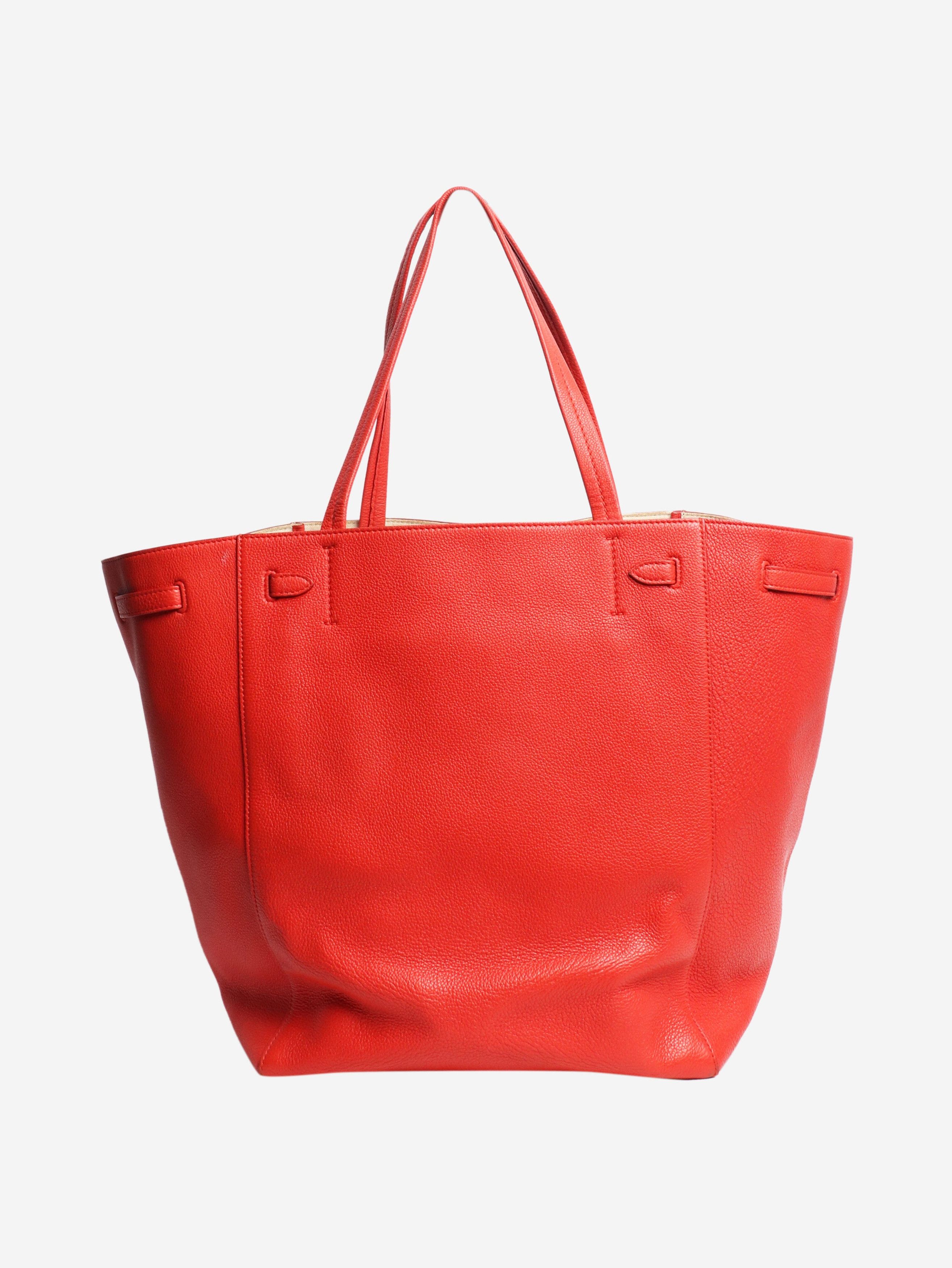 Other Red leather tote bag Size ONE SIZE - 3 Thumbnail