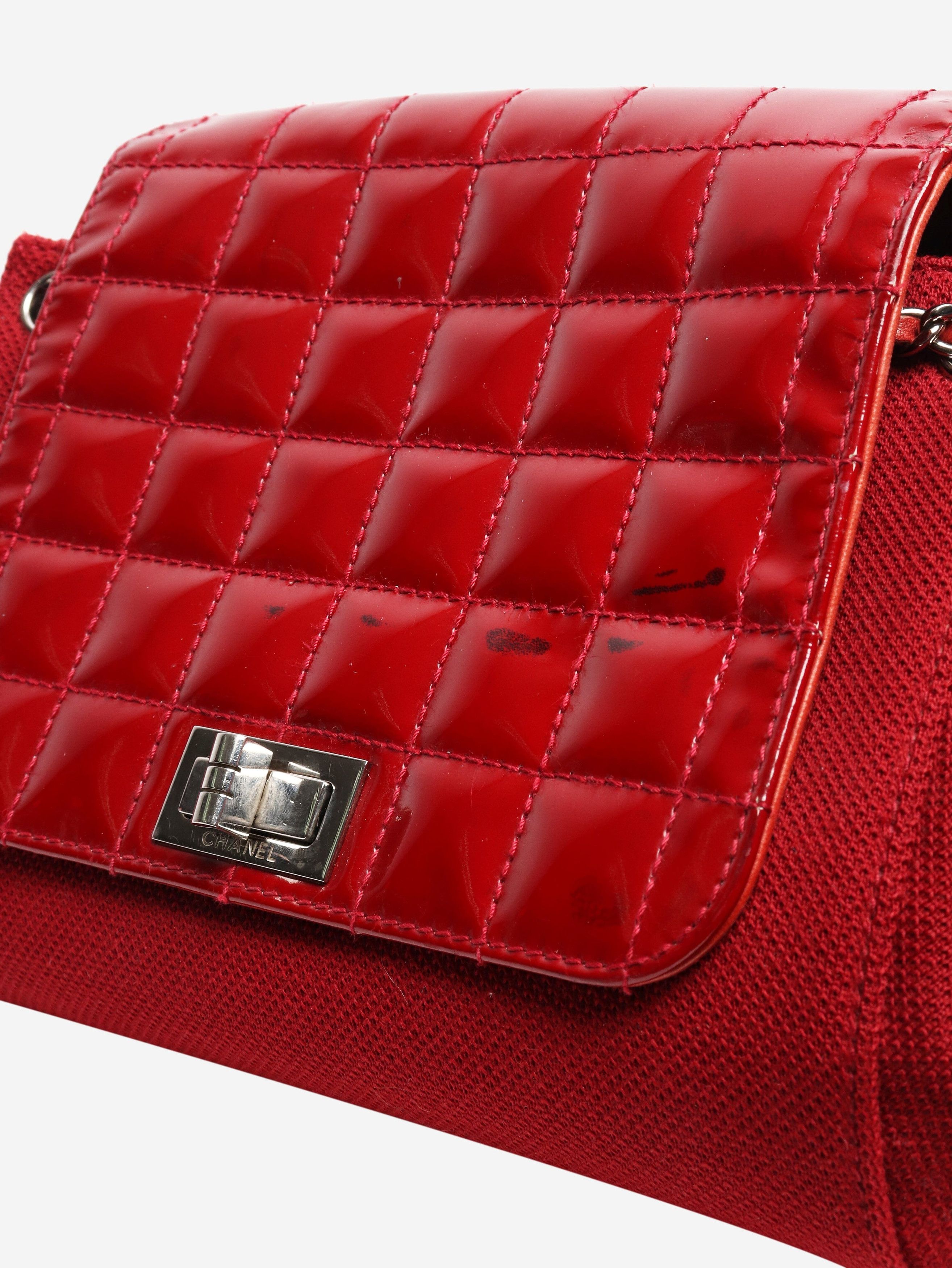 Chanel Vintage Red quilted accordion flap shoulder bag Size ONE SIZE - 5 Thumbnail