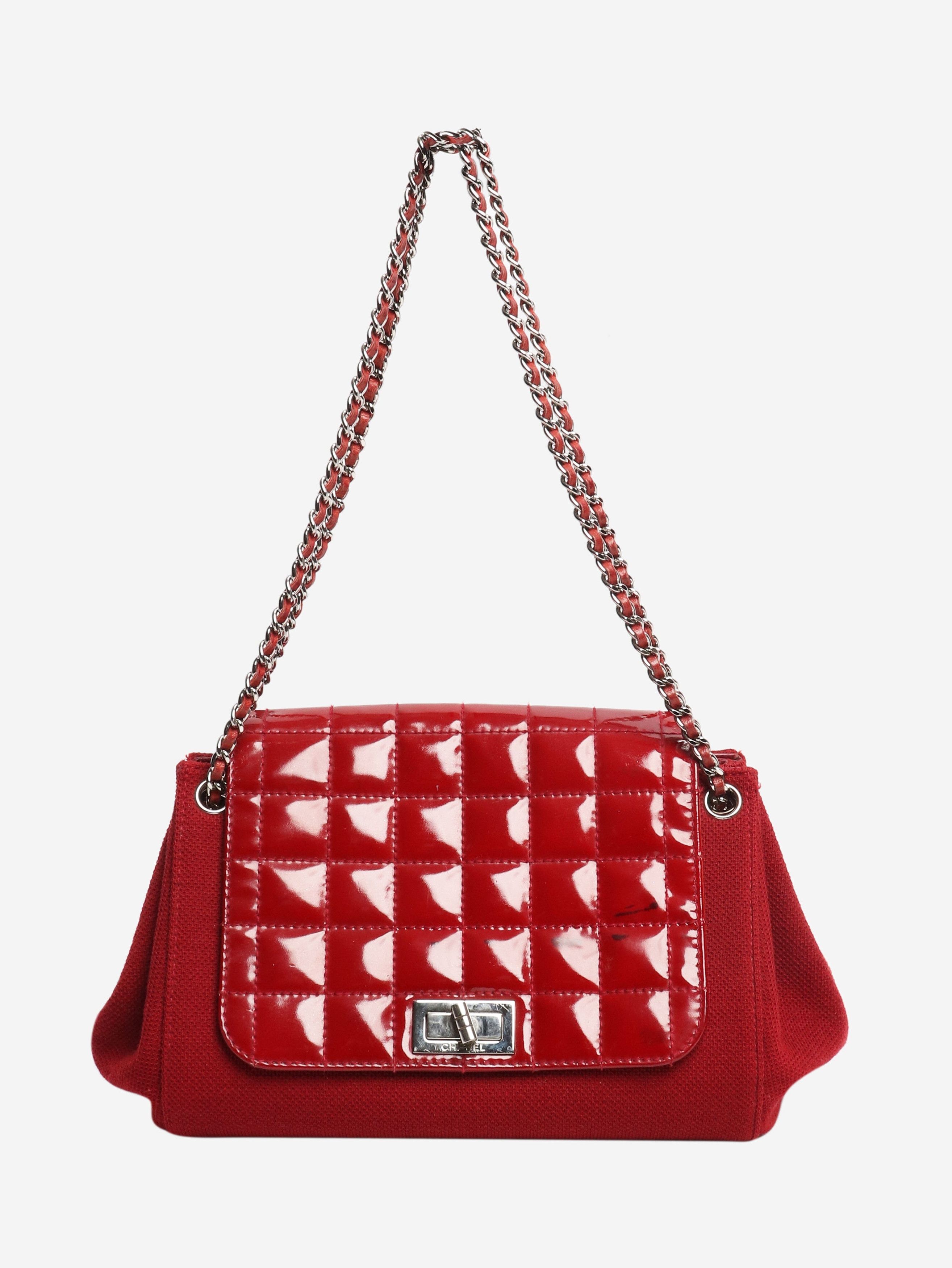 Chanel Vintage Red quilted accordion flap shoulder bag Size ONE SIZE - 2 Thumbnail