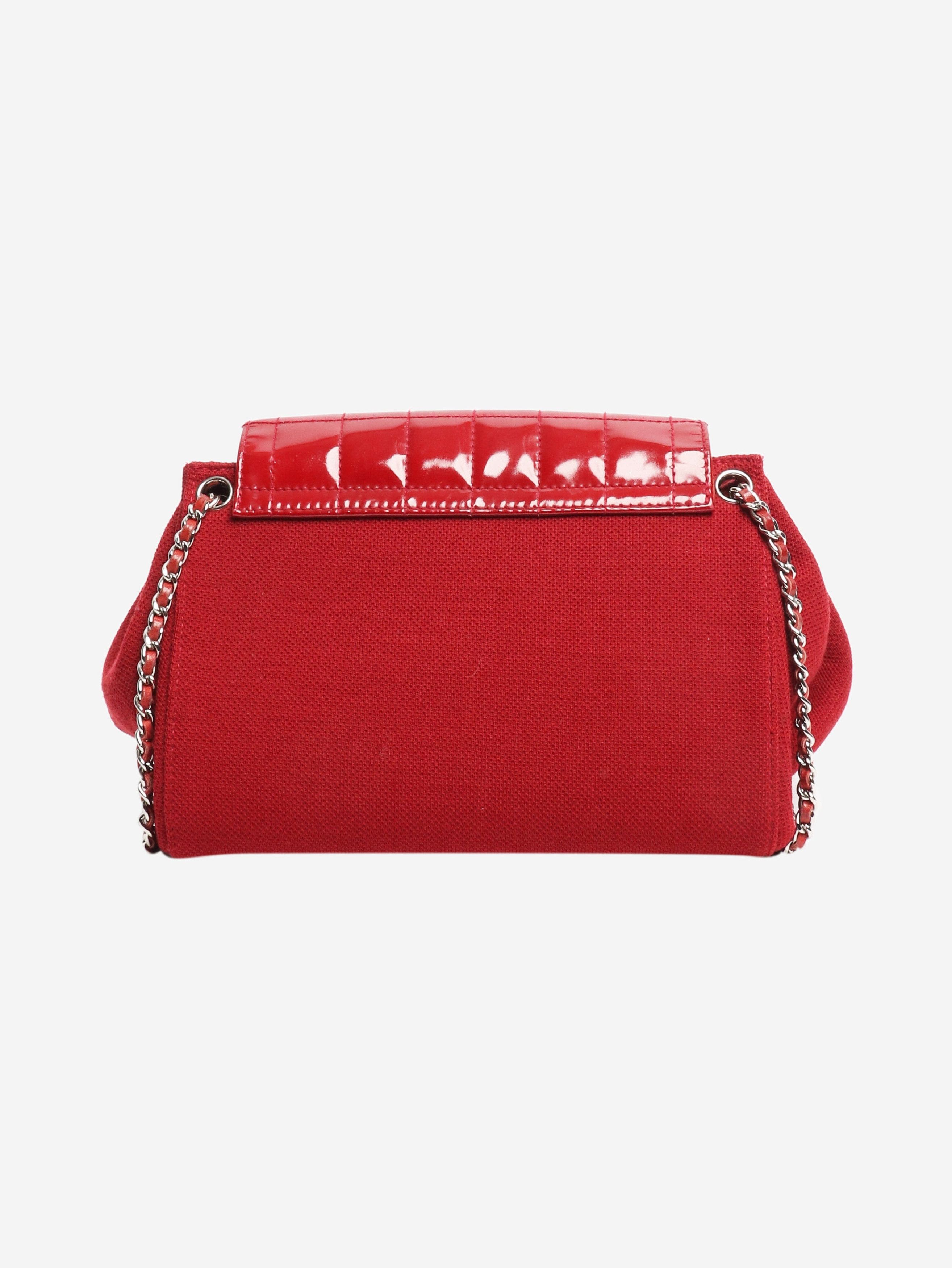 Chanel Vintage Red quilted accordion flap shoulder bag Size ONE SIZE - 3 Thumbnail