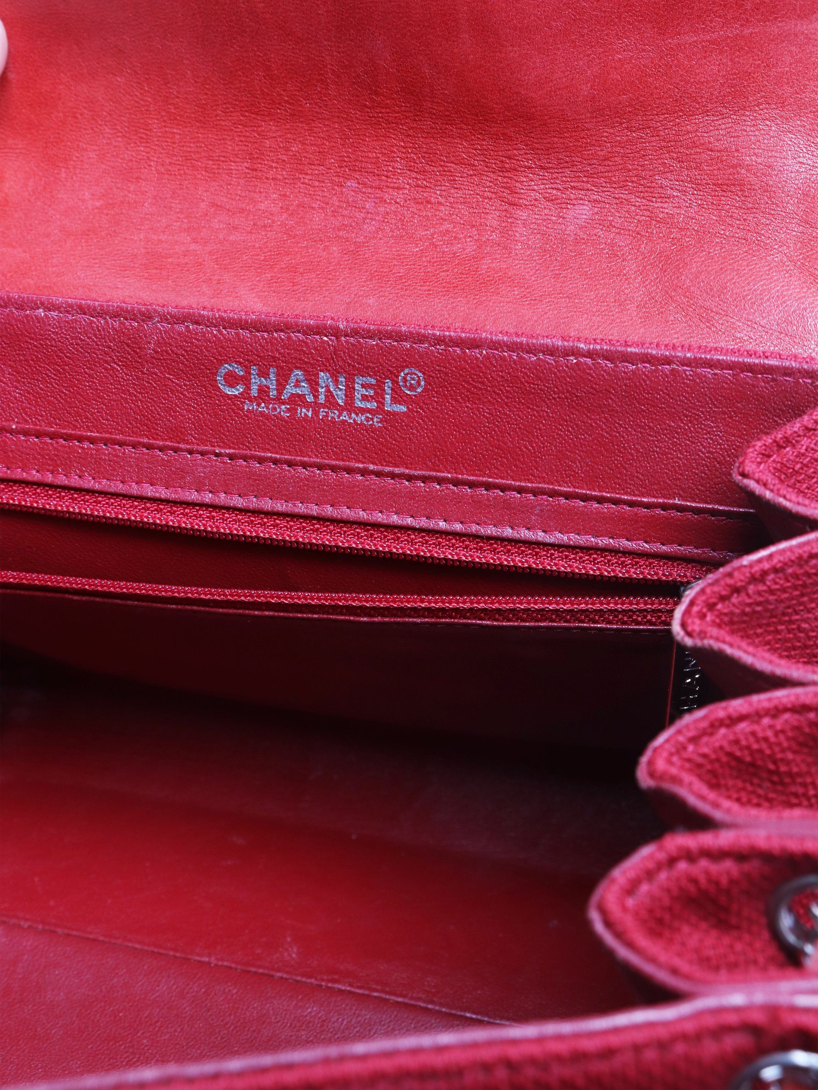 Chanel Vintage Red quilted accordion flap shoulder bag Size ONE SIZE - 7 Thumbnail
