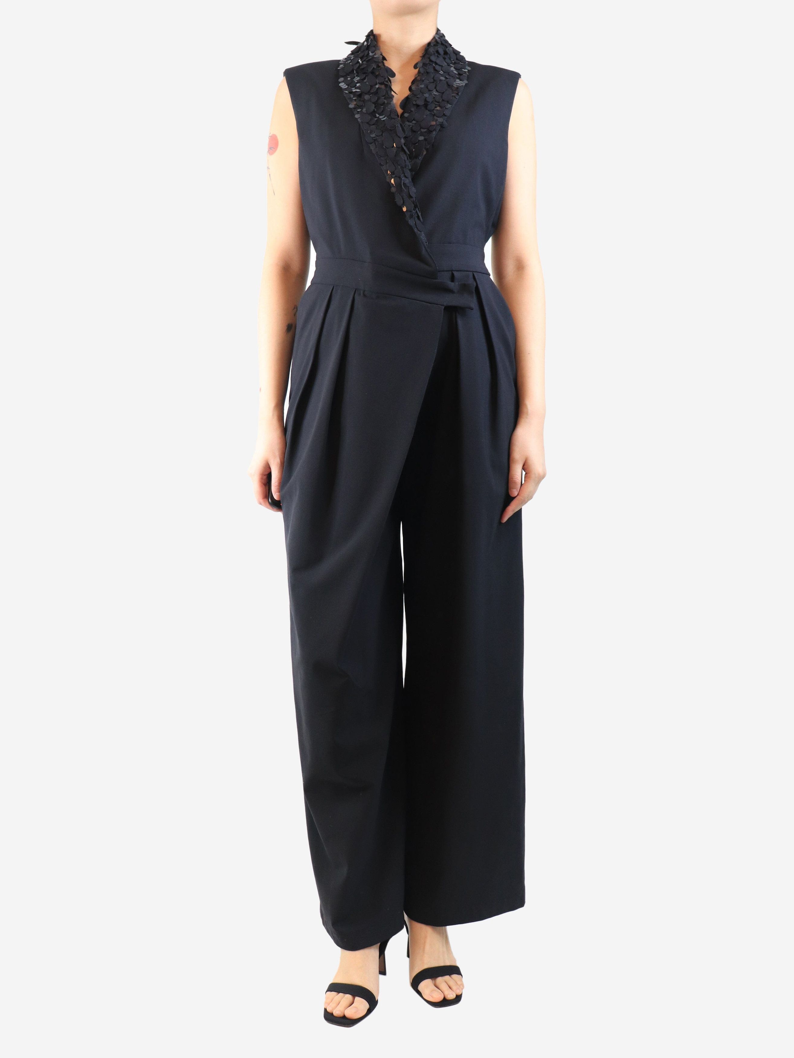 Other Black sequin-embellished sleeveless jumpsuit - M Size 30" / US 8 / IT 44 - 4 Thumbnail