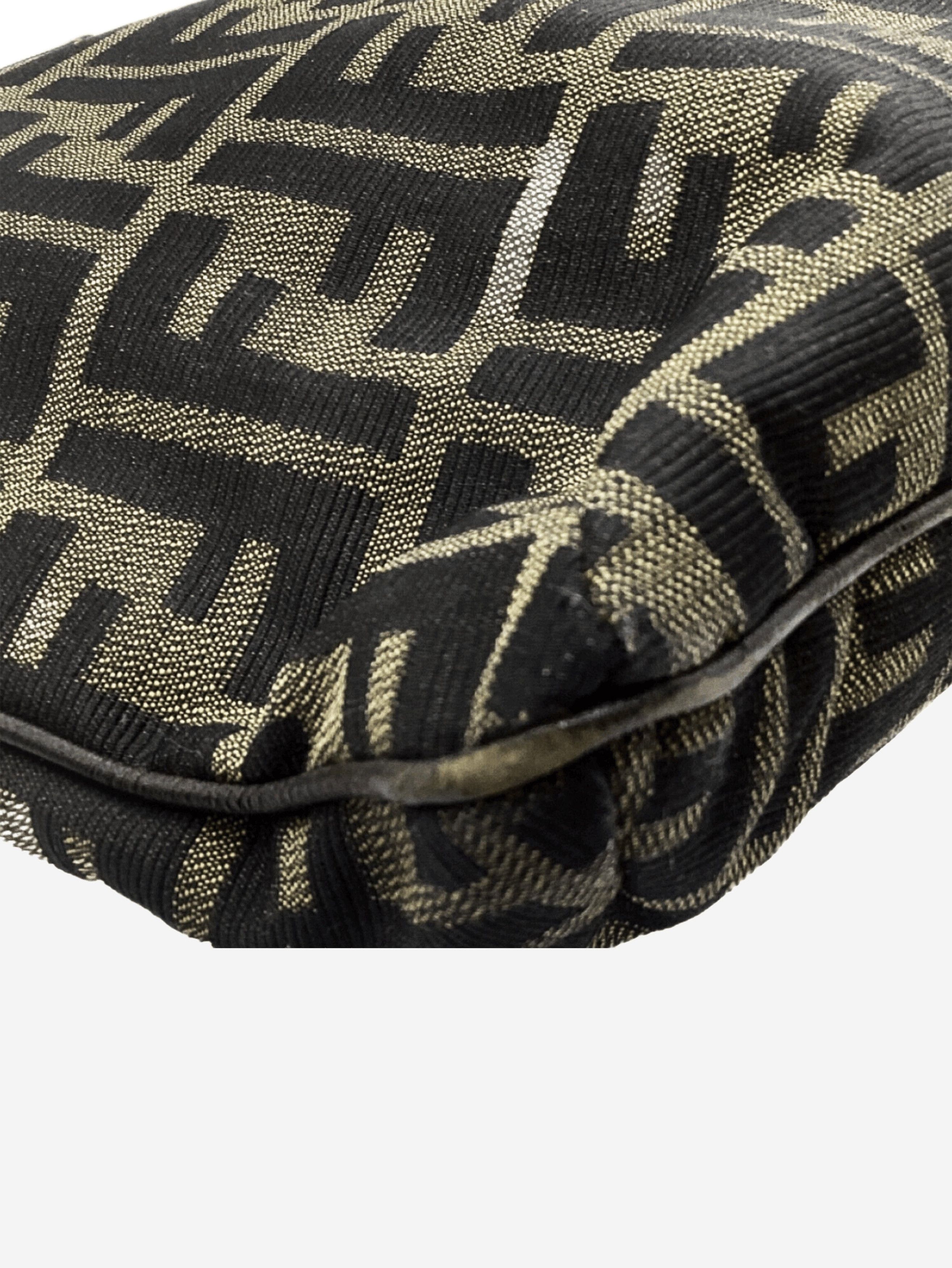 Fendi Brown FF Zucca nylon shoulder bag Size ONE SIZE - 5 Thumbnail