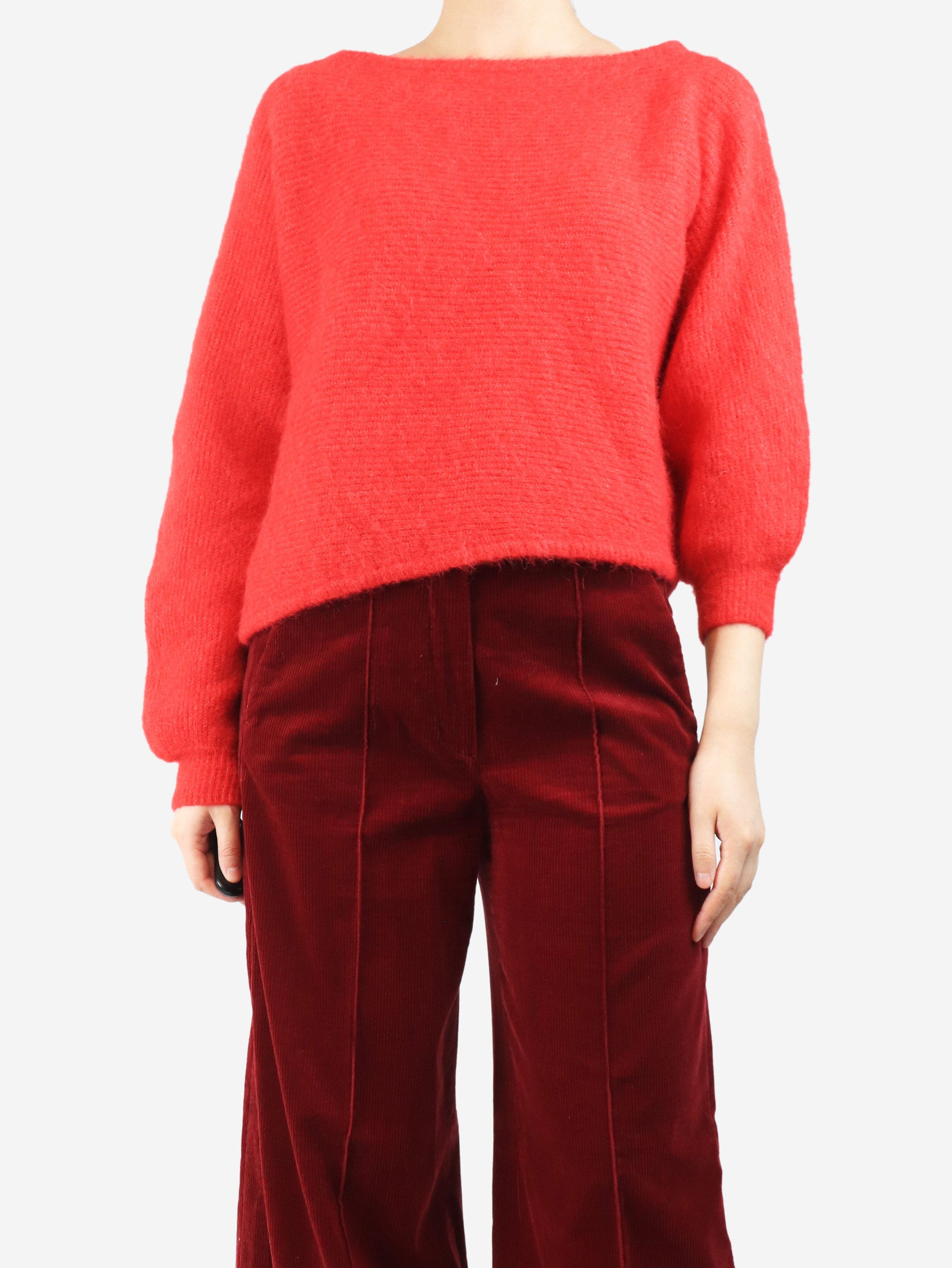 Other Red alpaca-blend off-shoulder jumper - S Size S / US 4 / IT 40 - 4 Thumbnail
