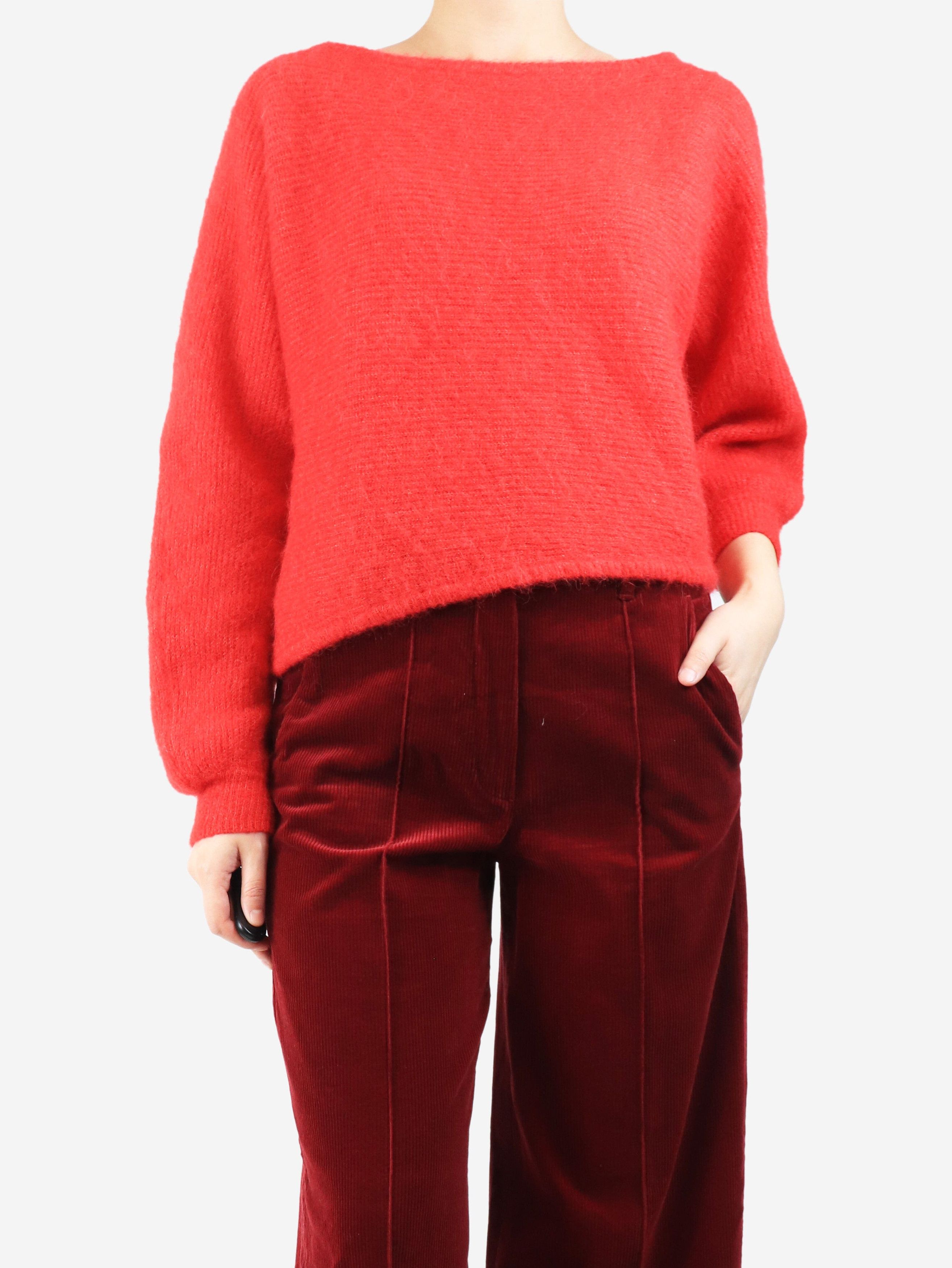 Other Red alpaca-blend off-shoulder jumper - S Size S / US 4 / IT 40 - 2 Thumbnail