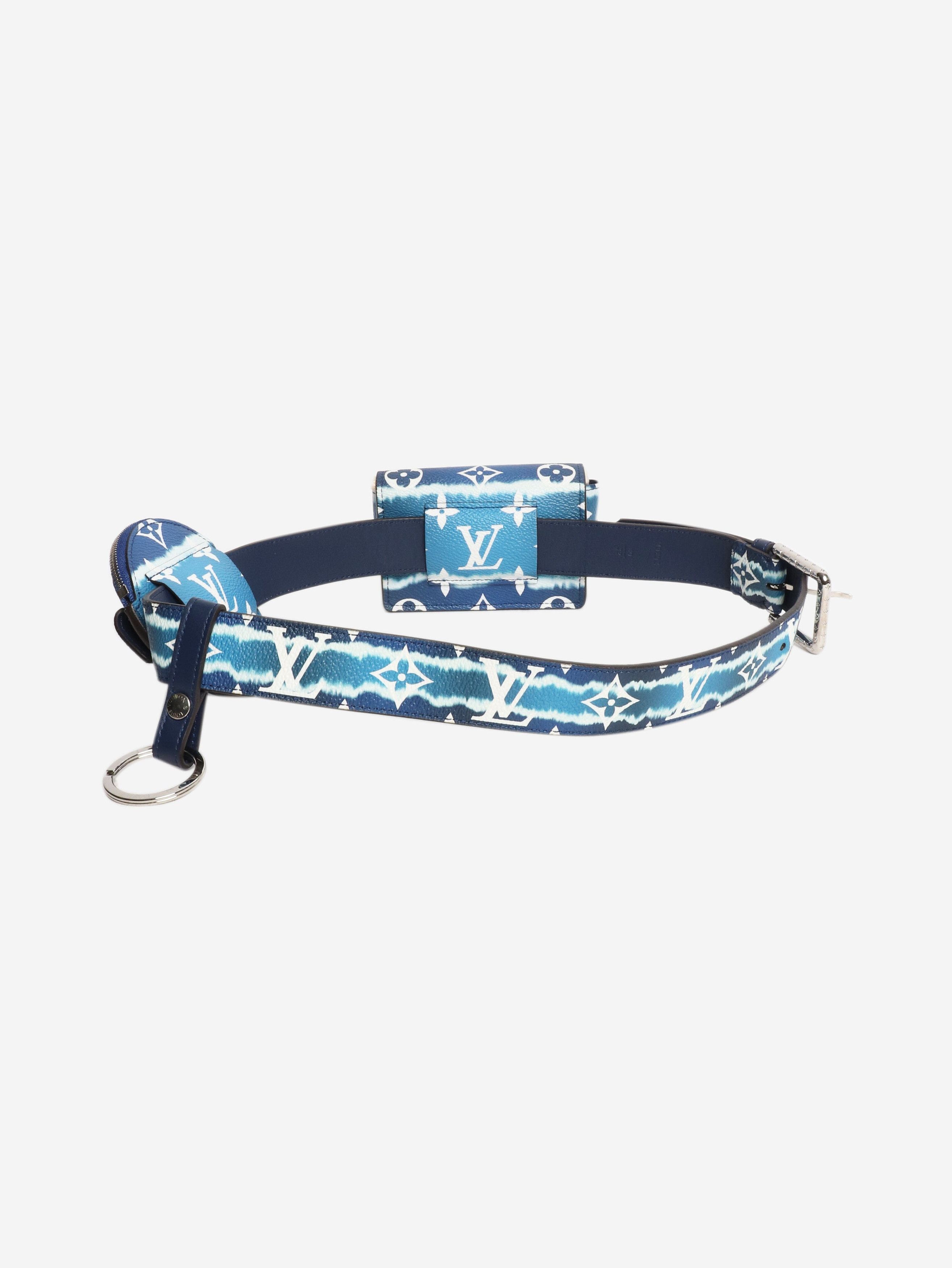Louis Vuitton Blue Escale Monogram belt pouch Size ONE SIZE - 3 Thumbnail