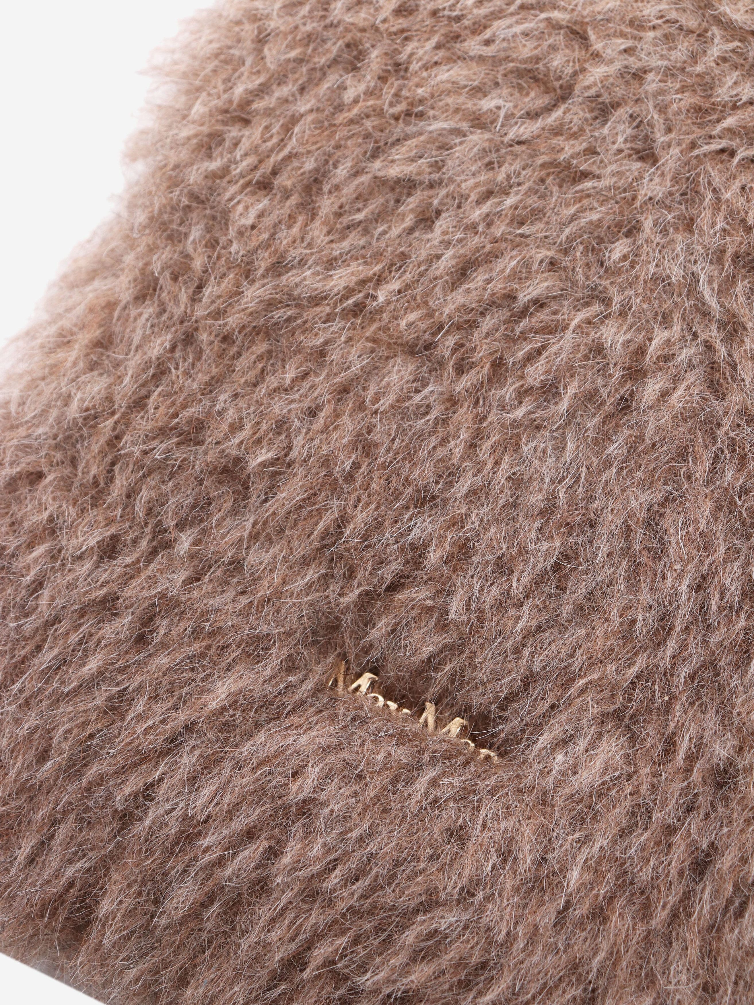Max Mara Brown Crossy teddy phone pouch Size ONE SIZE - 4 Thumbnail